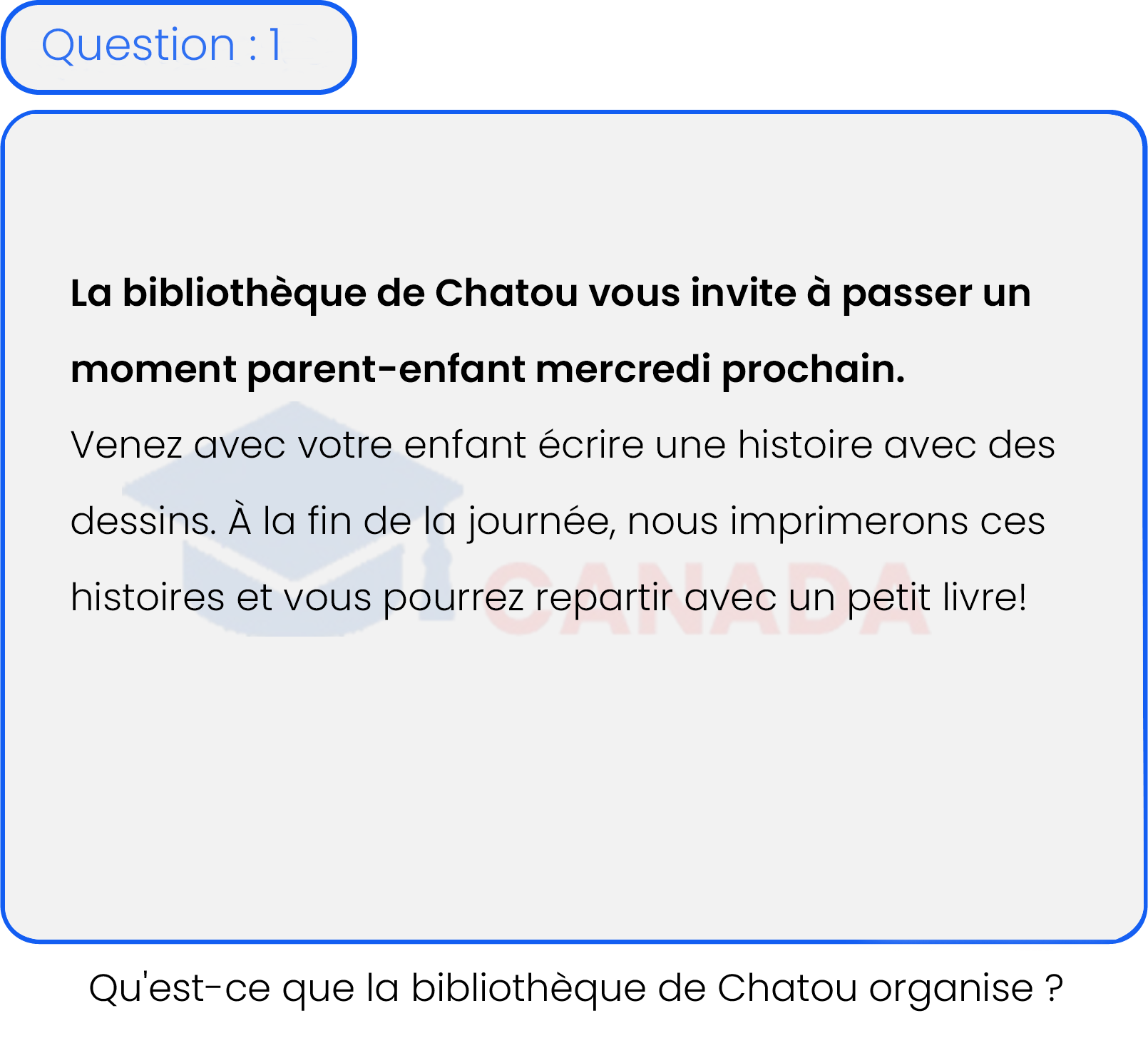 Question 1