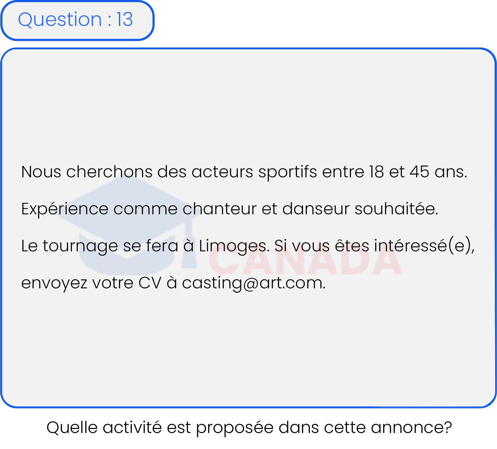 Question 13