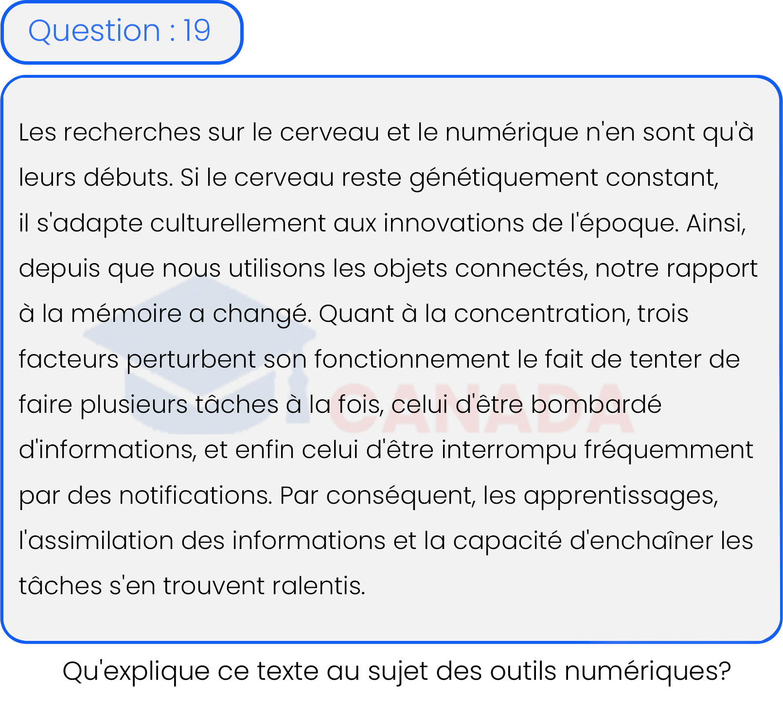 Question 19