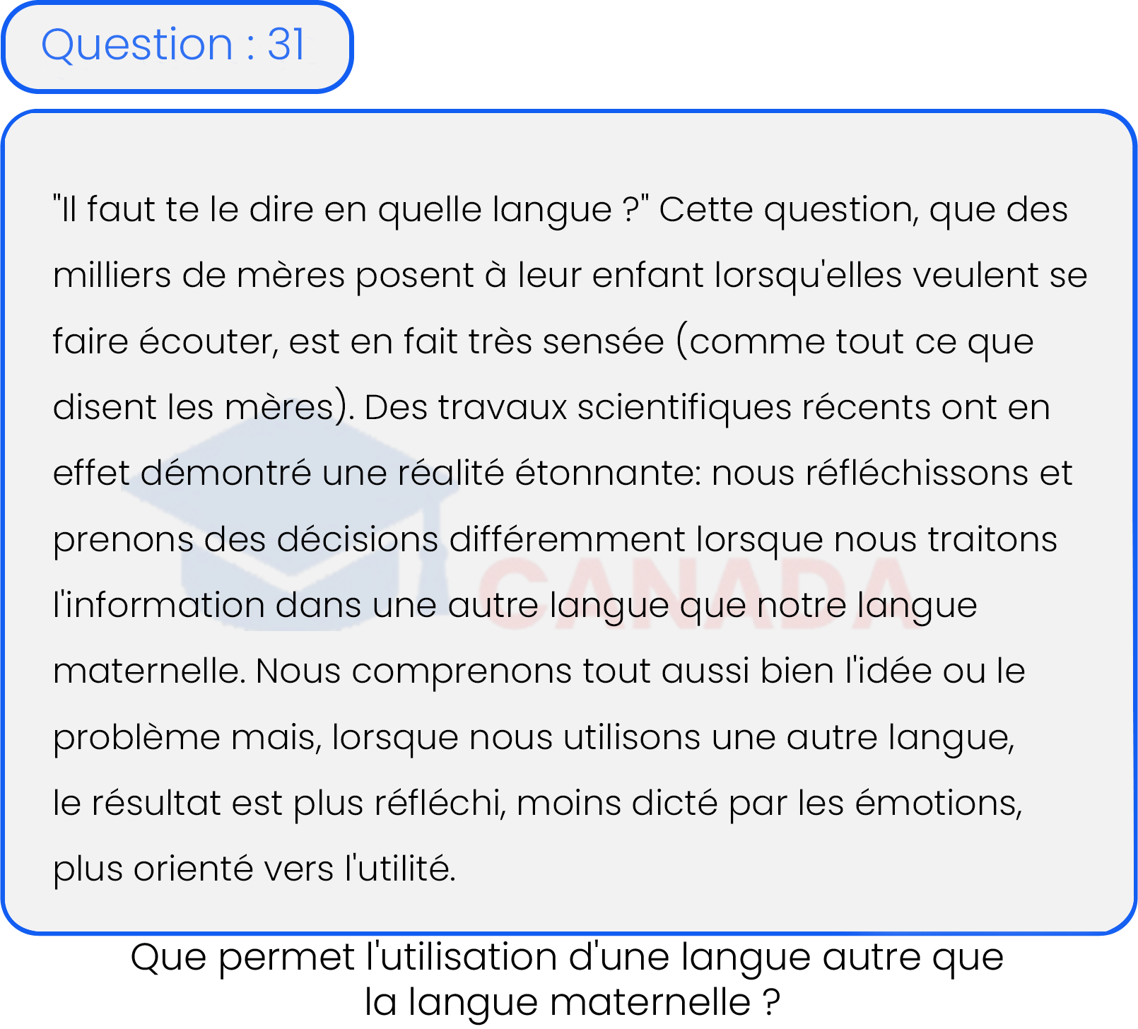 Question 31