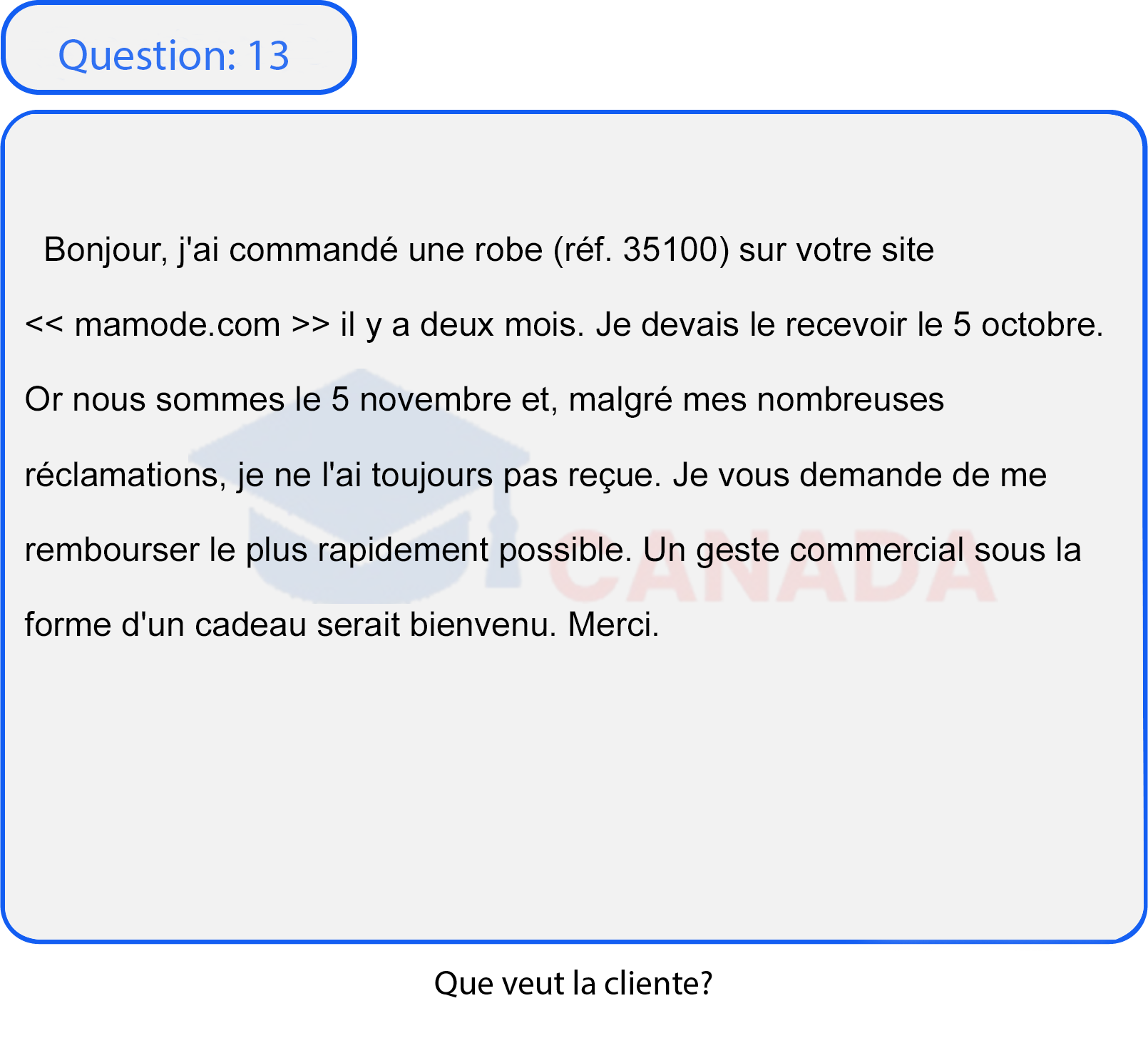 Question 13