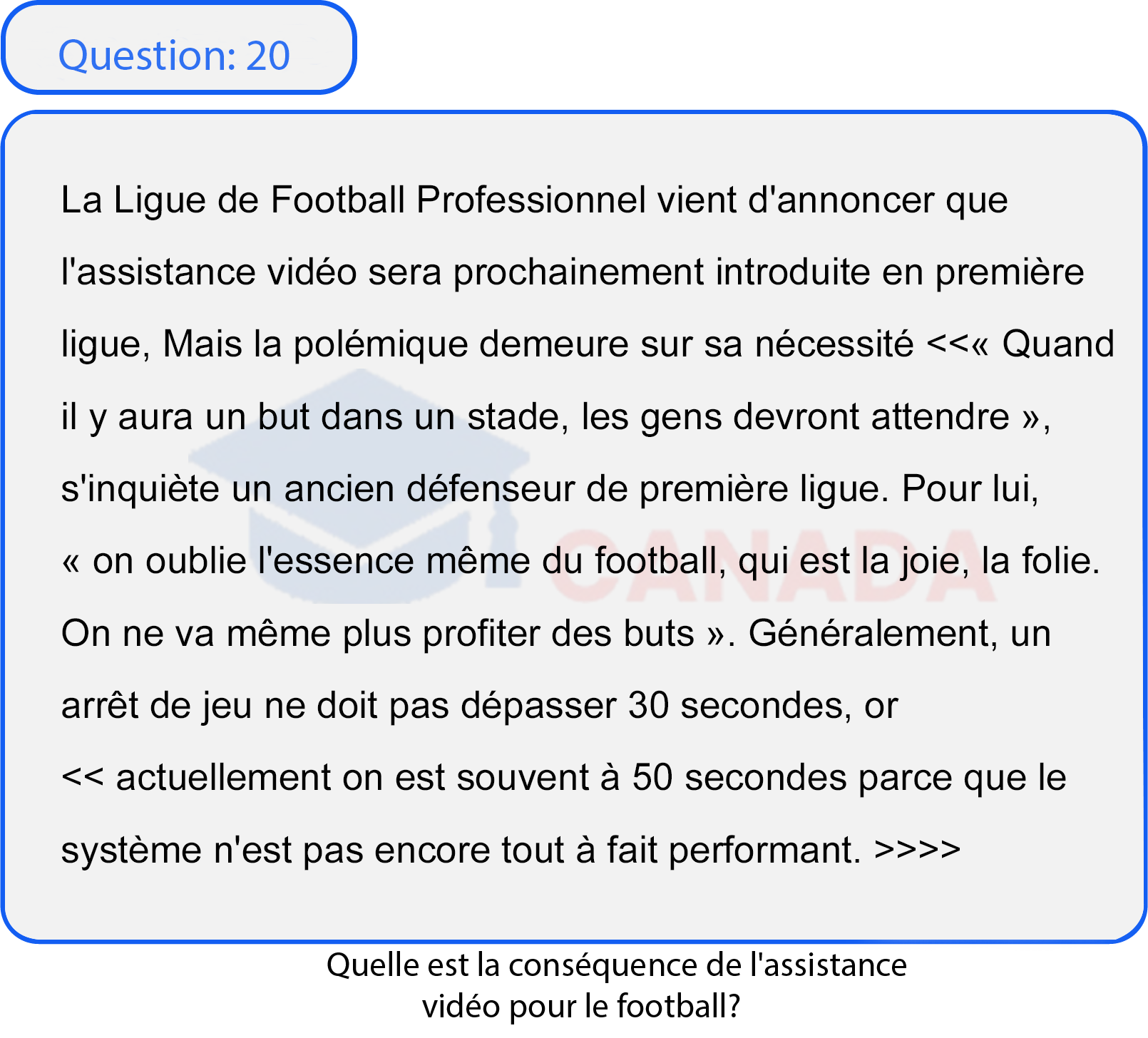 Question 20