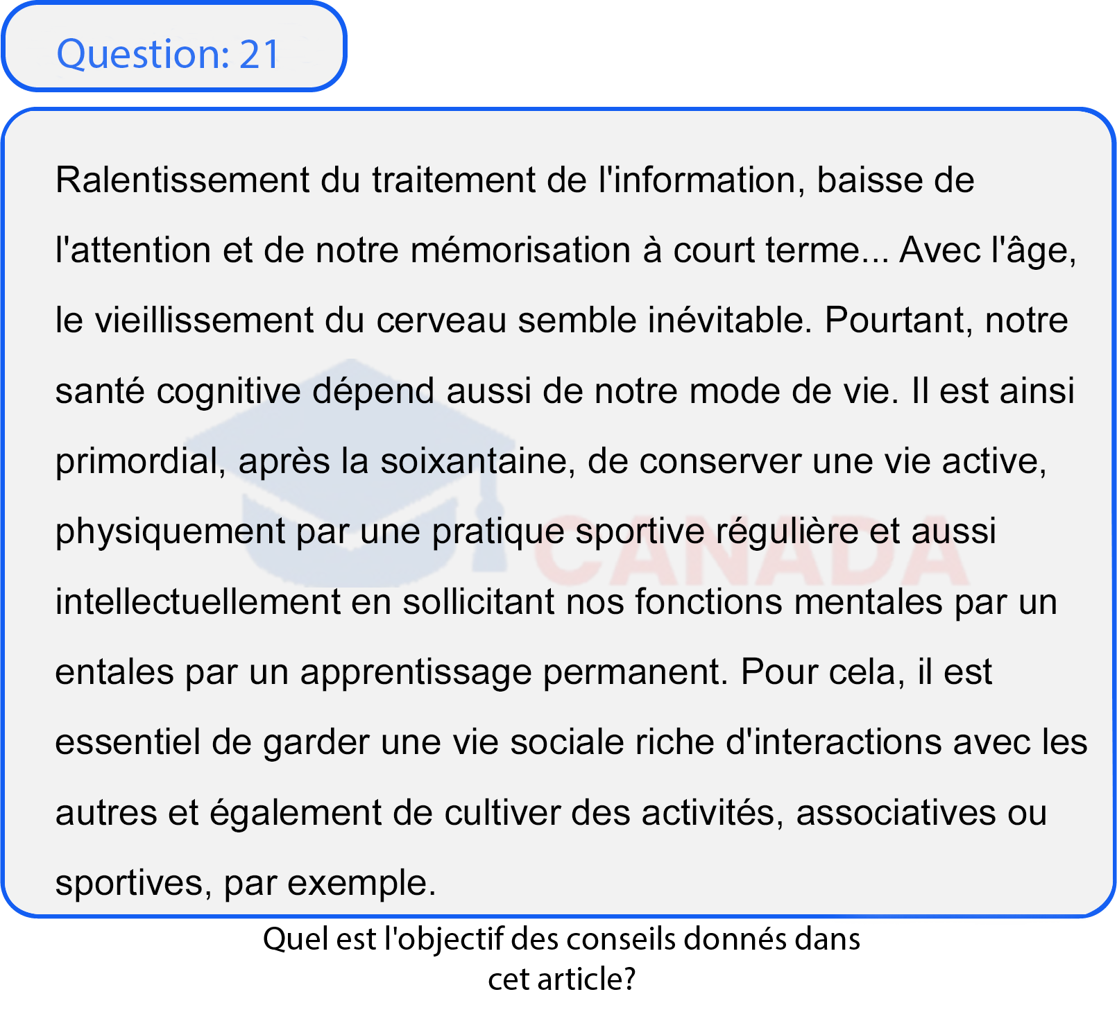 Question 21
