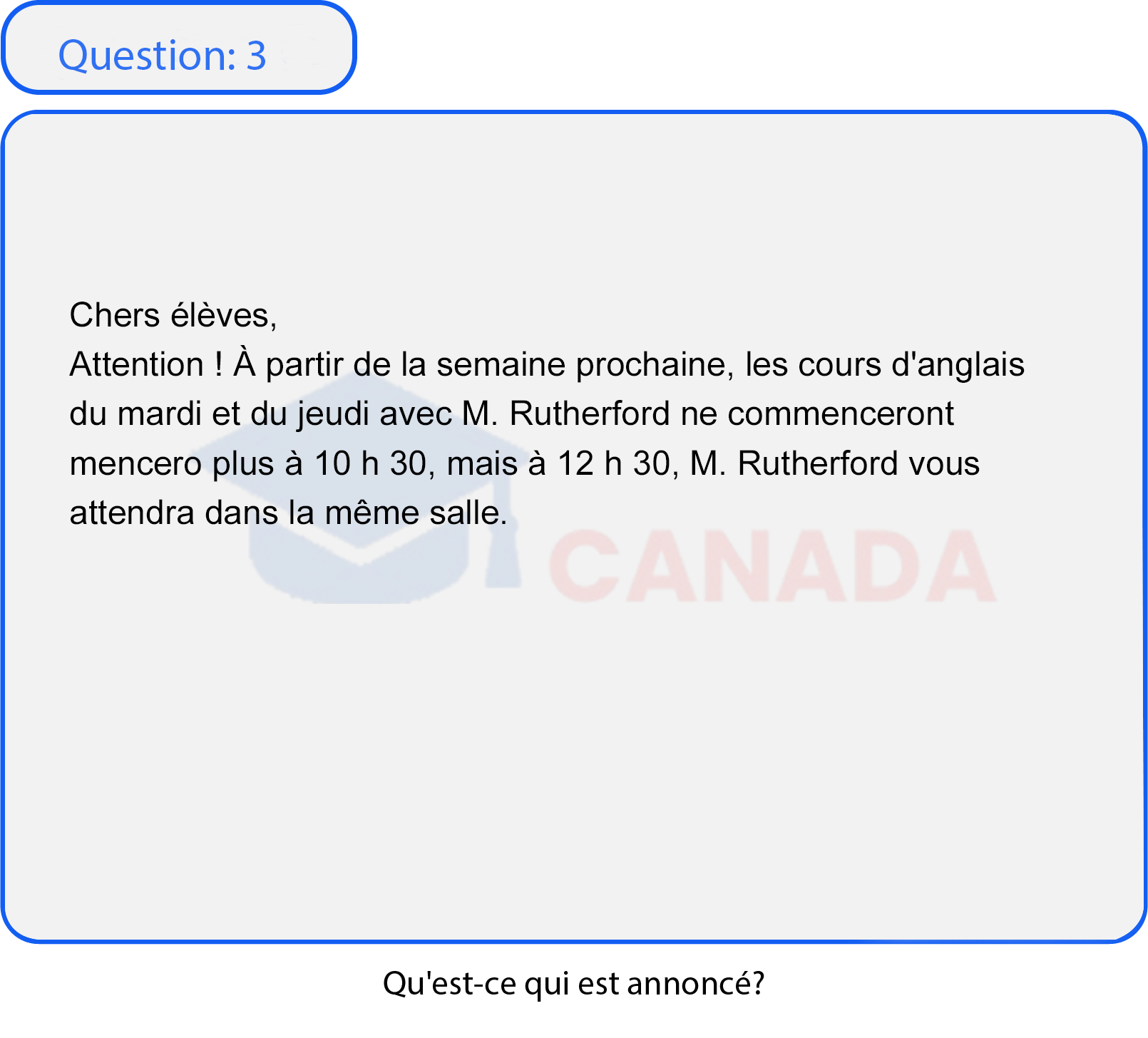 Question 3