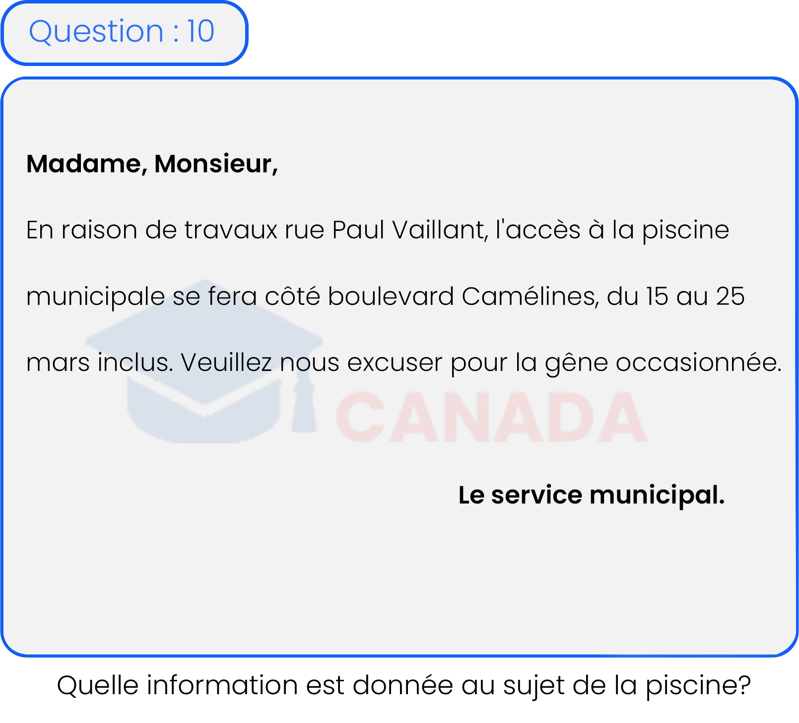 Question 10