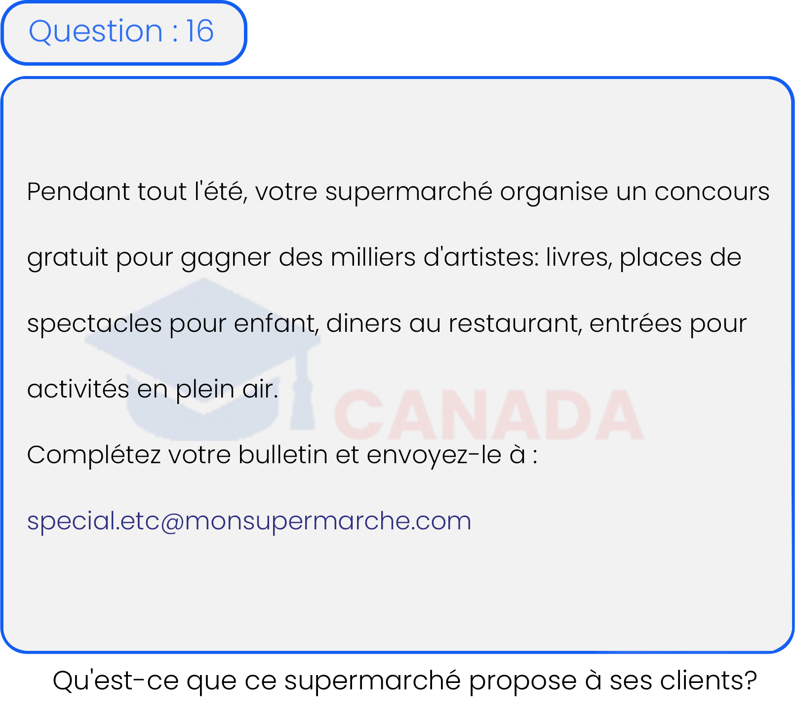Question 16