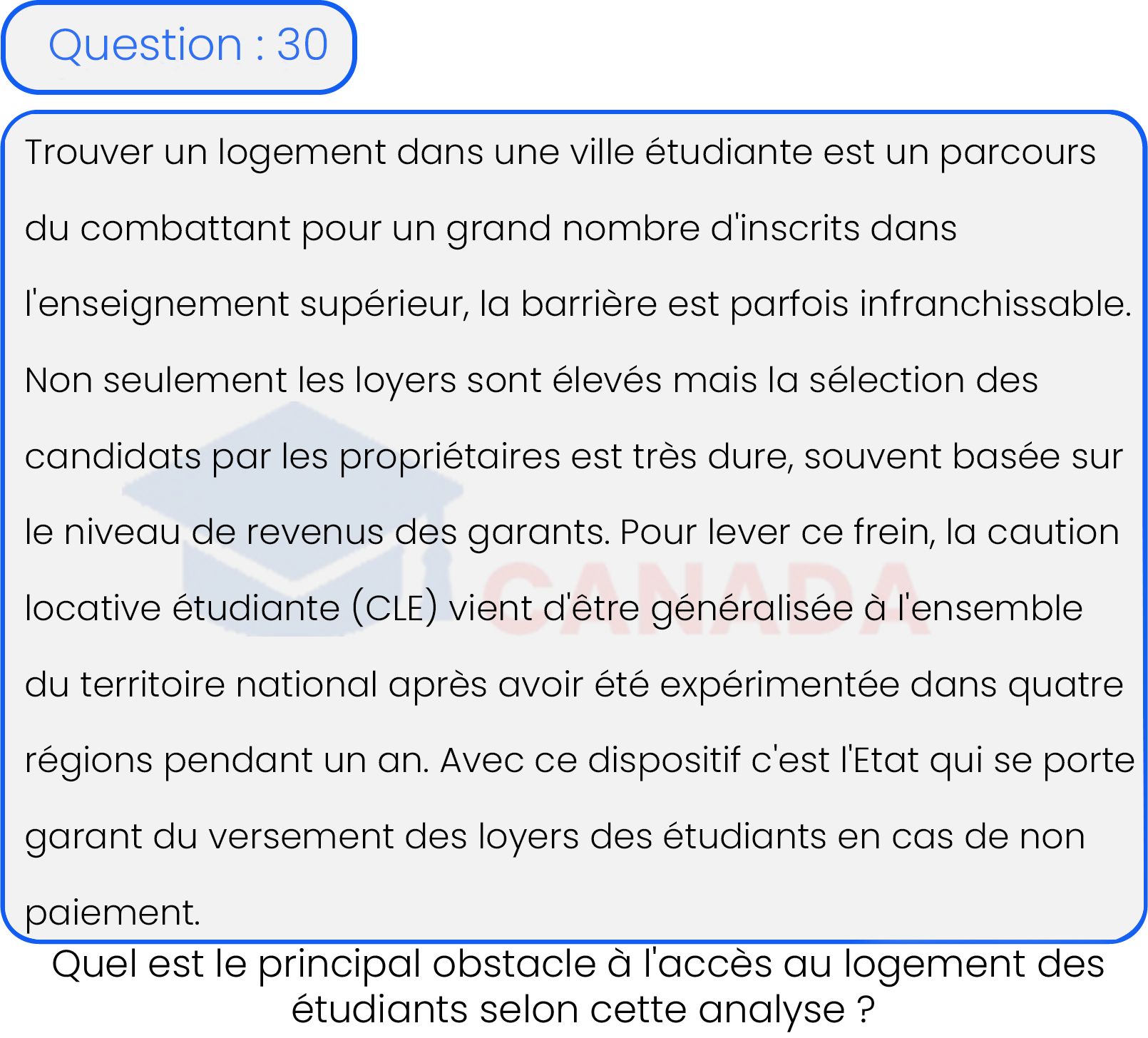 Question 30