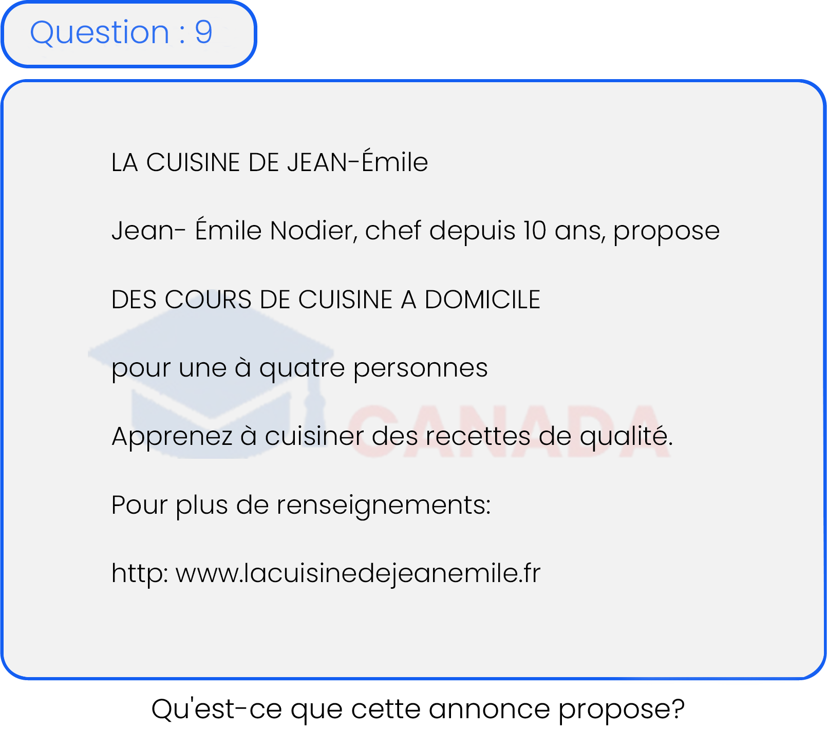 Question 9