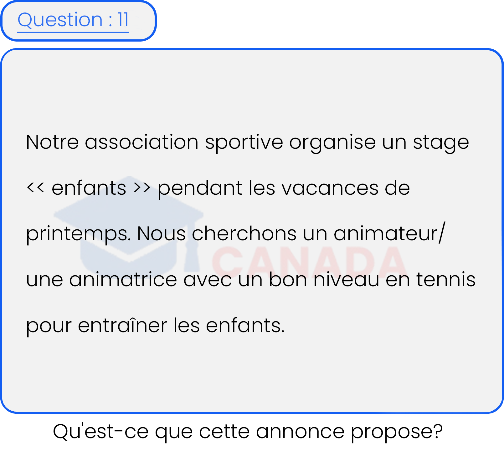 Question 11