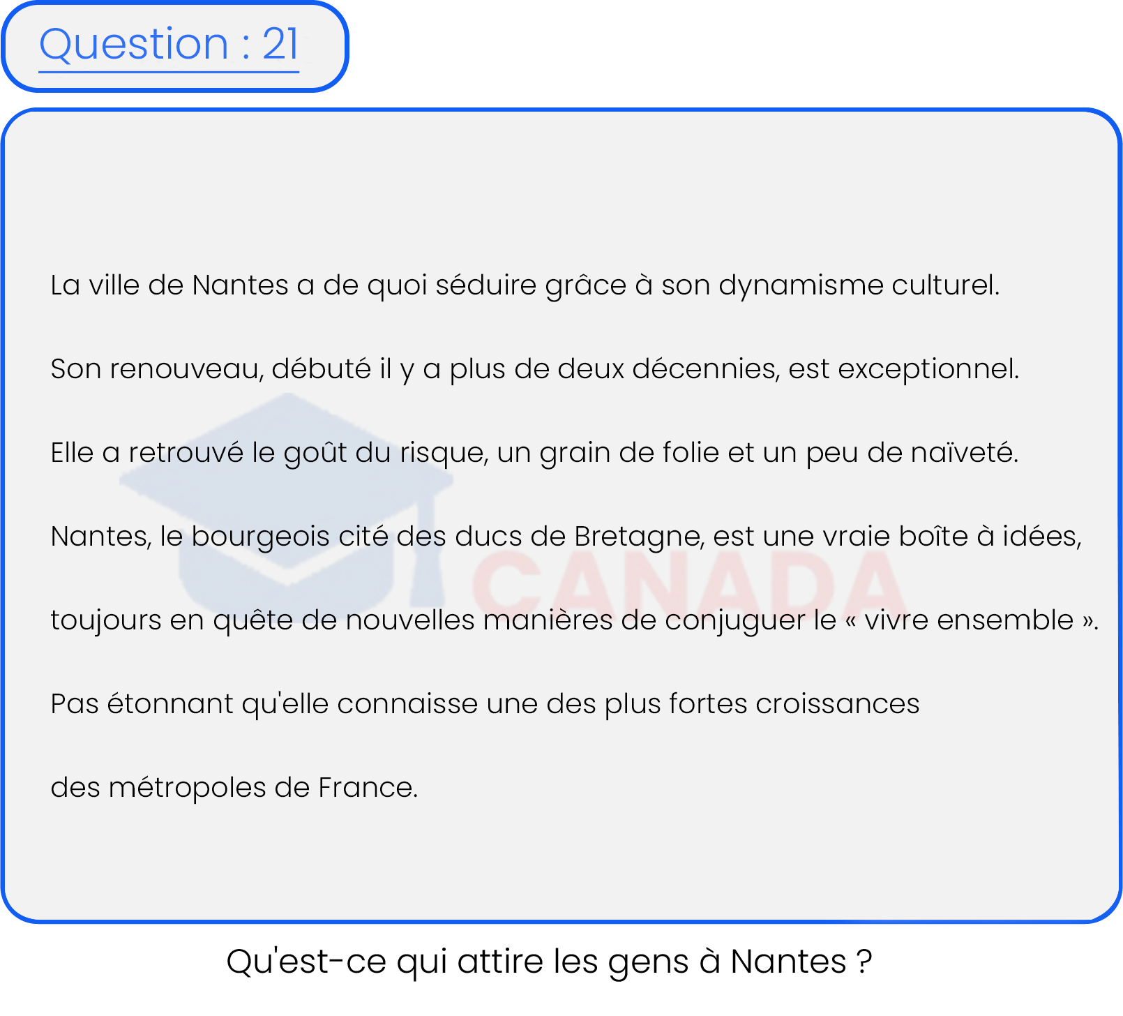 Question 21