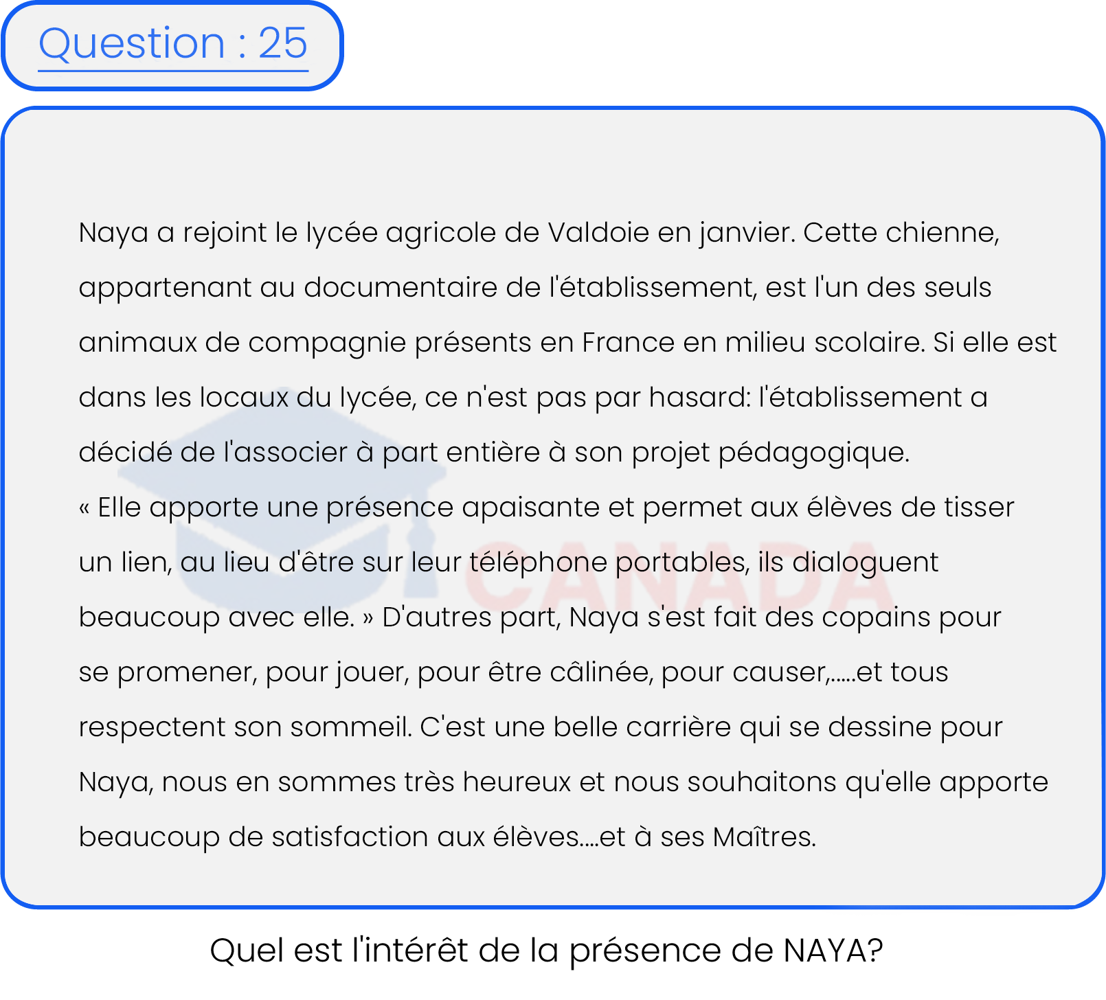 Question 25
