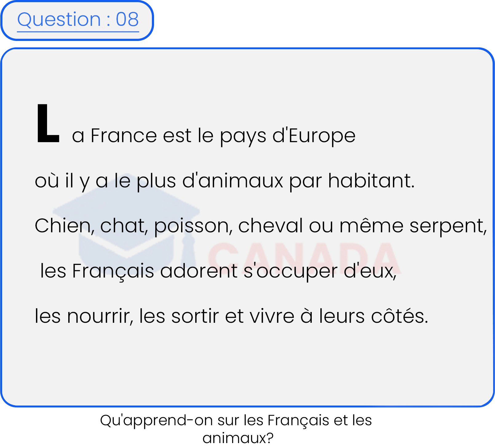 Question 8