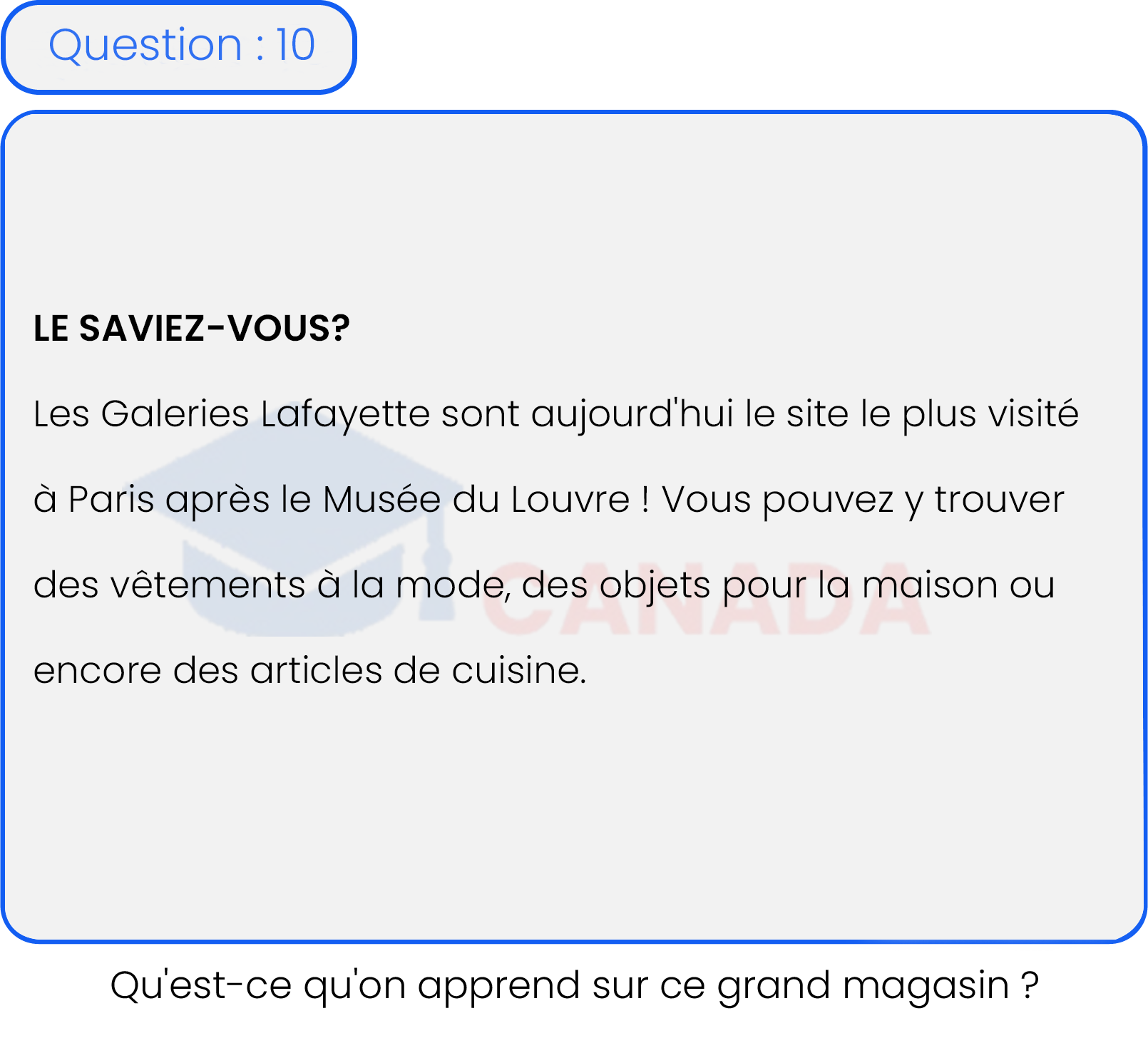 Question 10