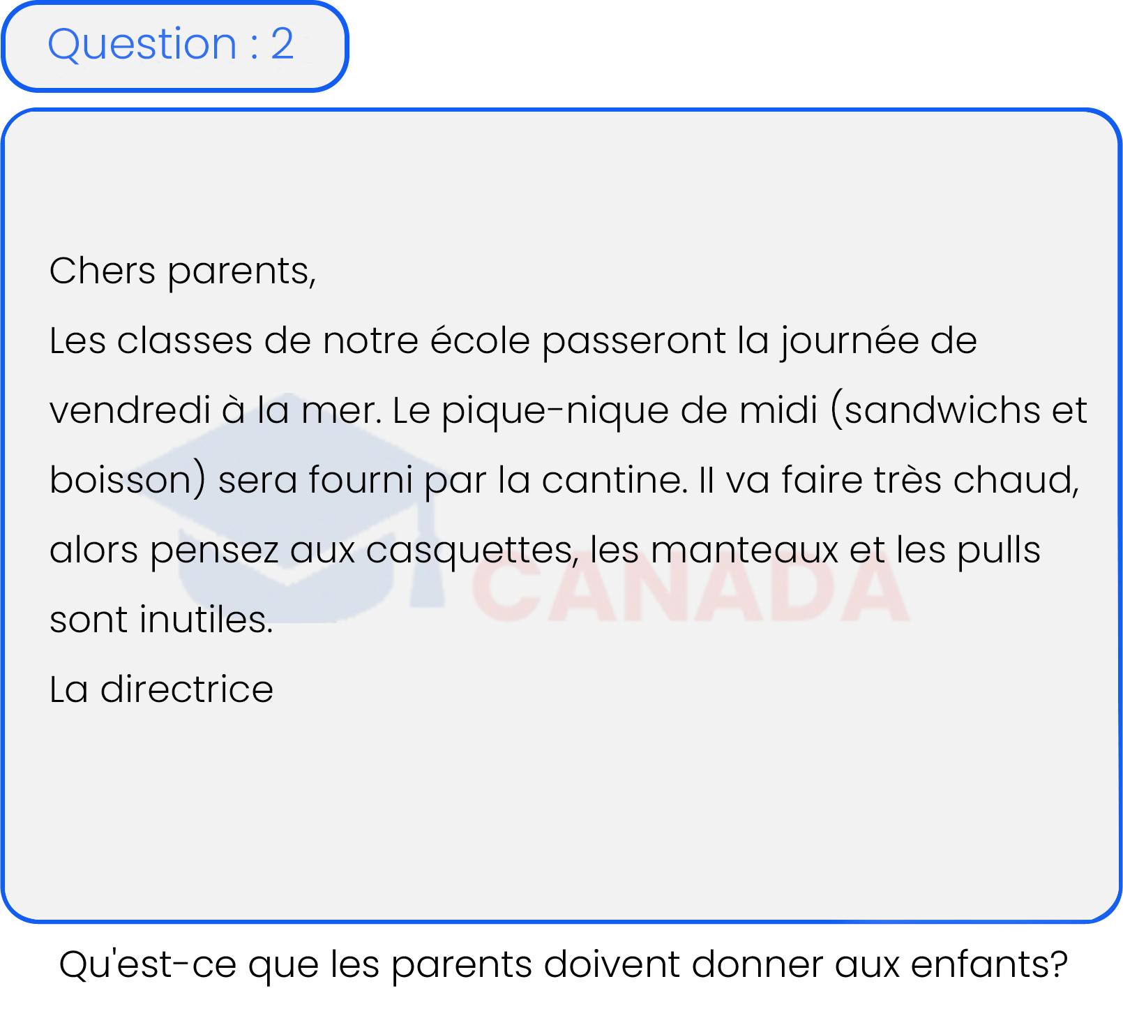 Question 2