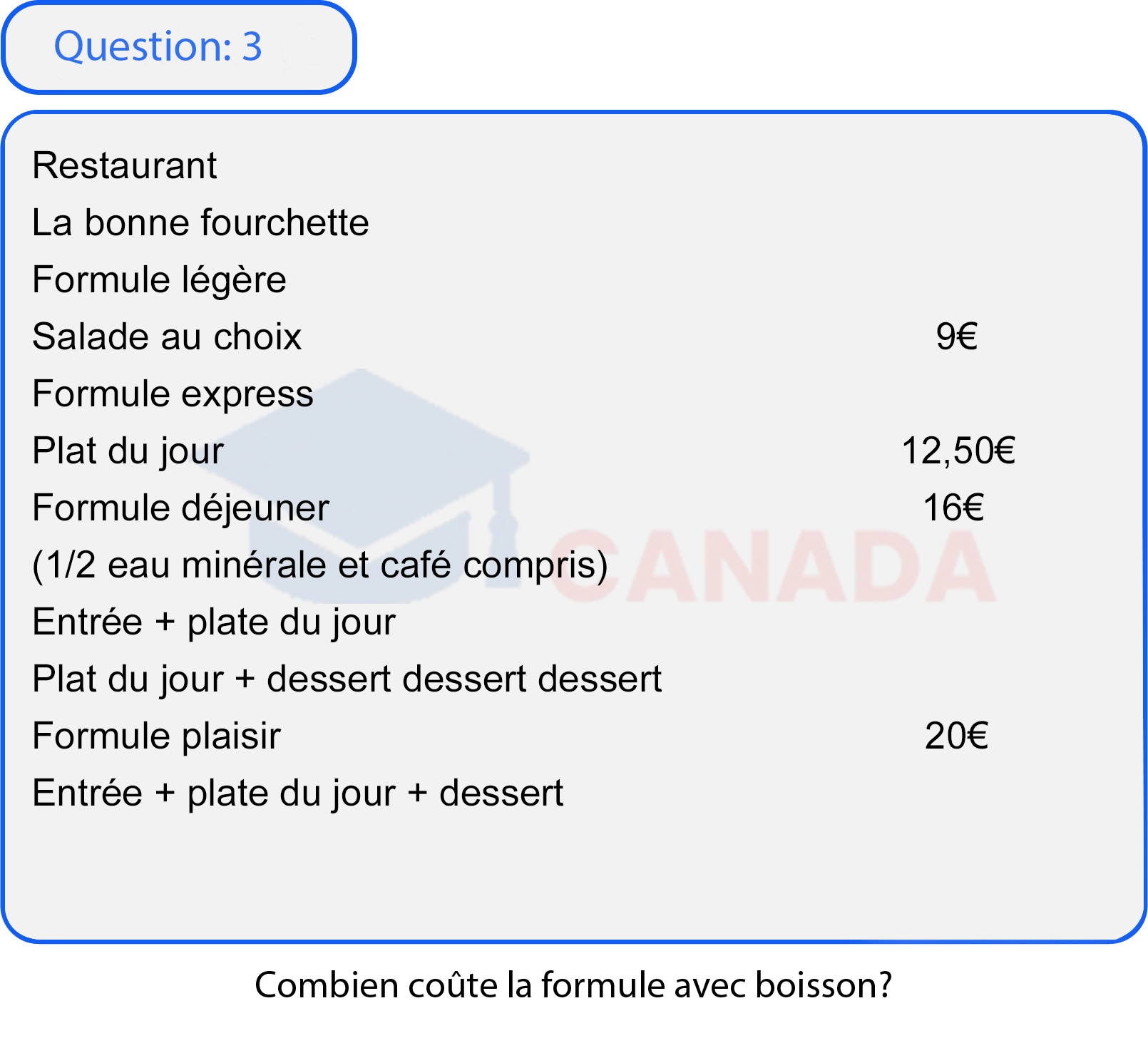 Question 3