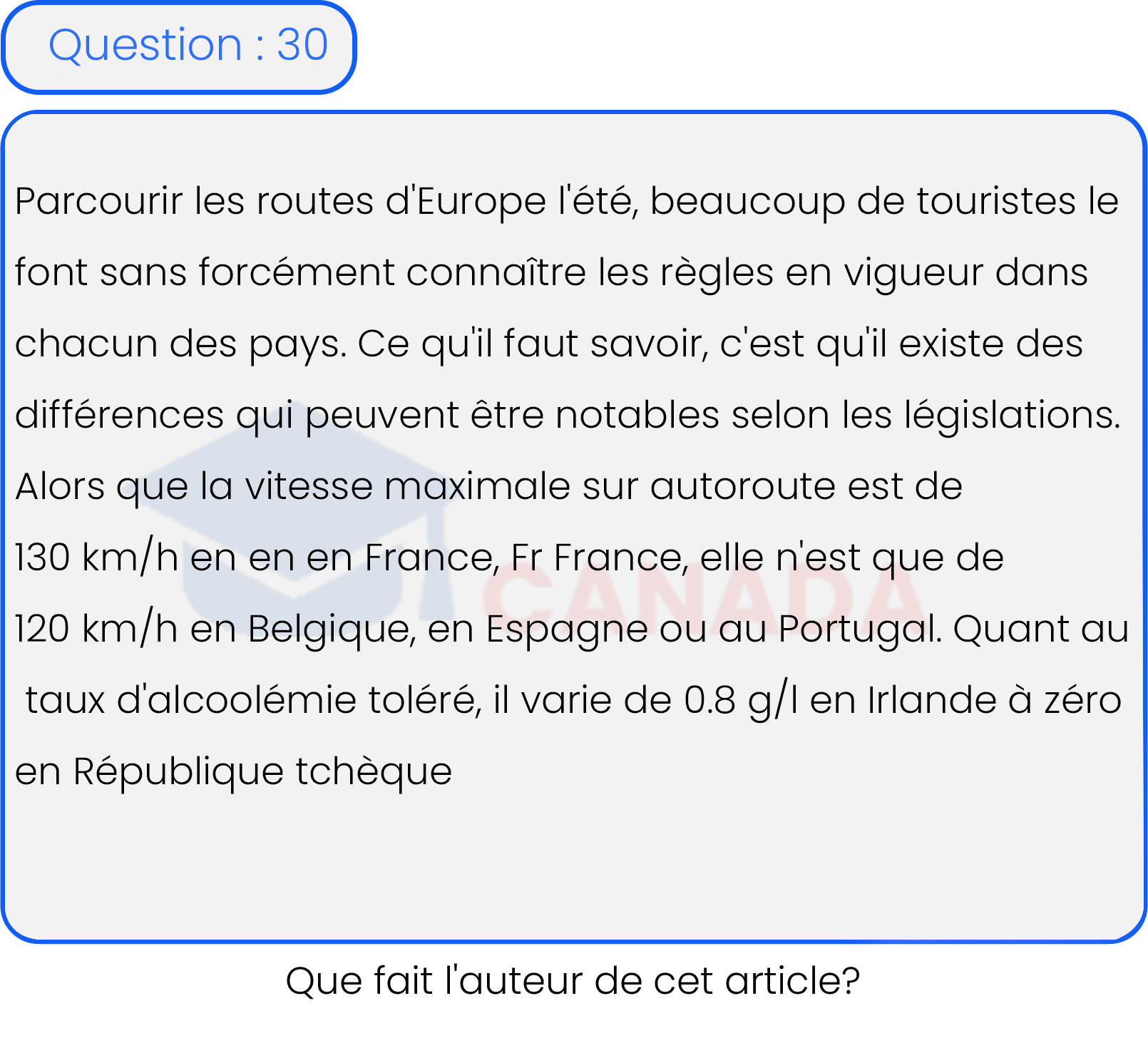 Question 30