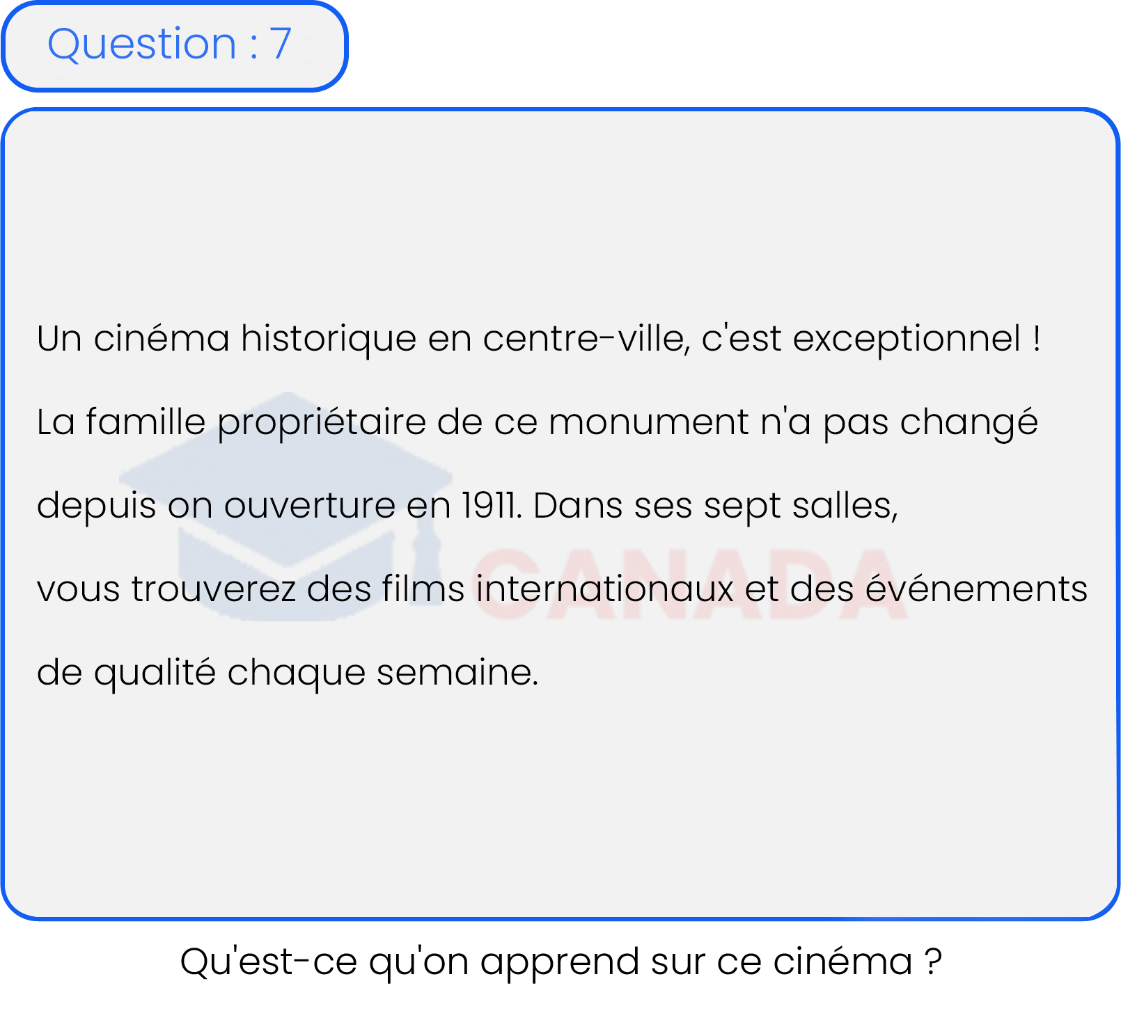 Question 7
