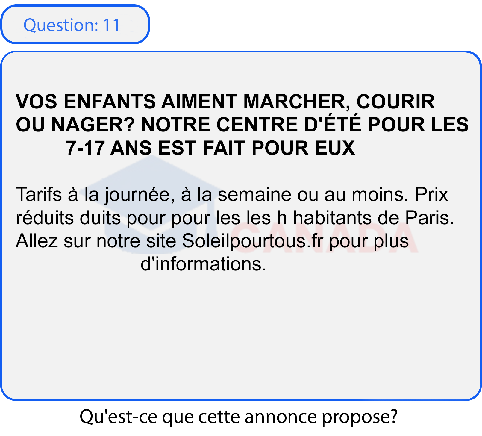Question 11