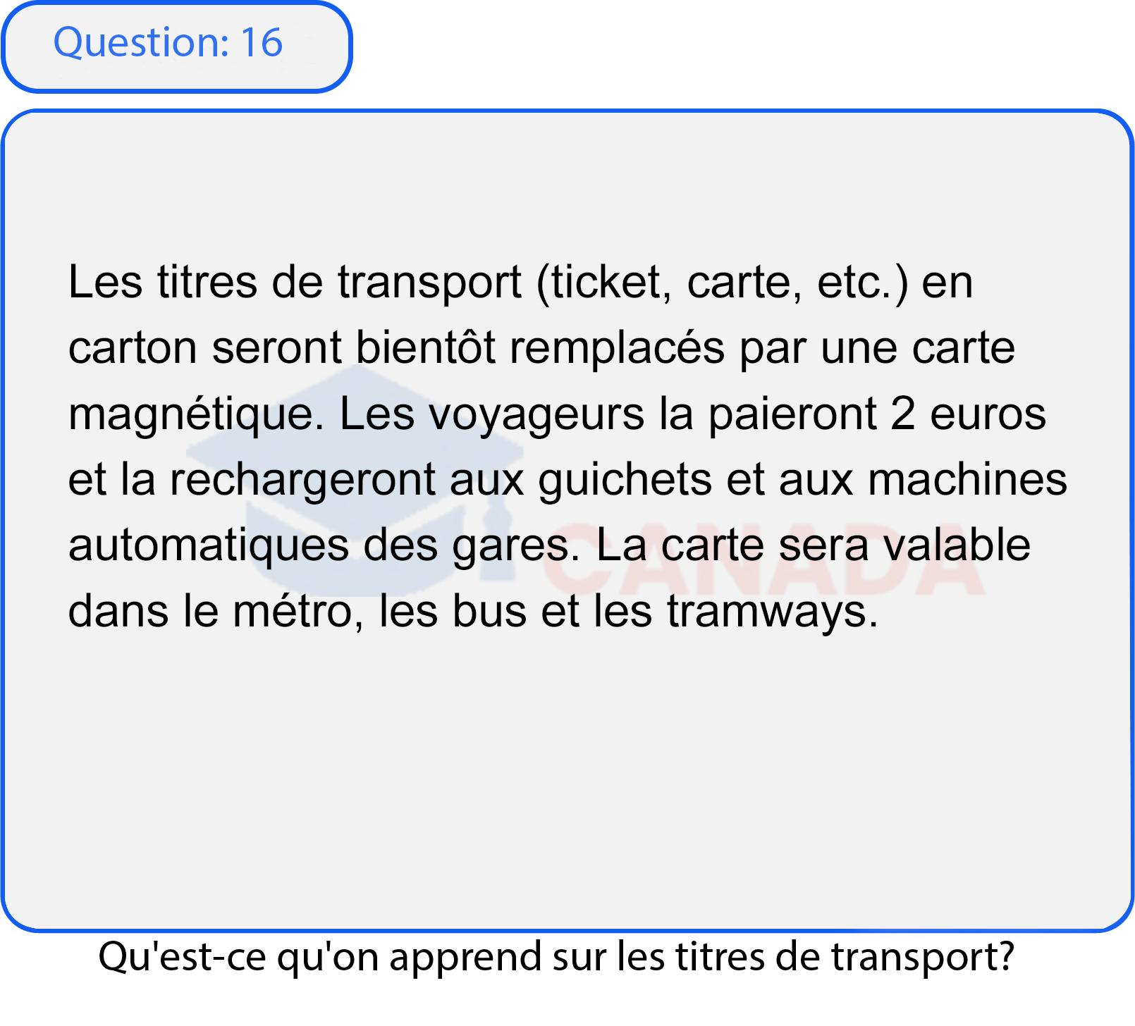 Question 16