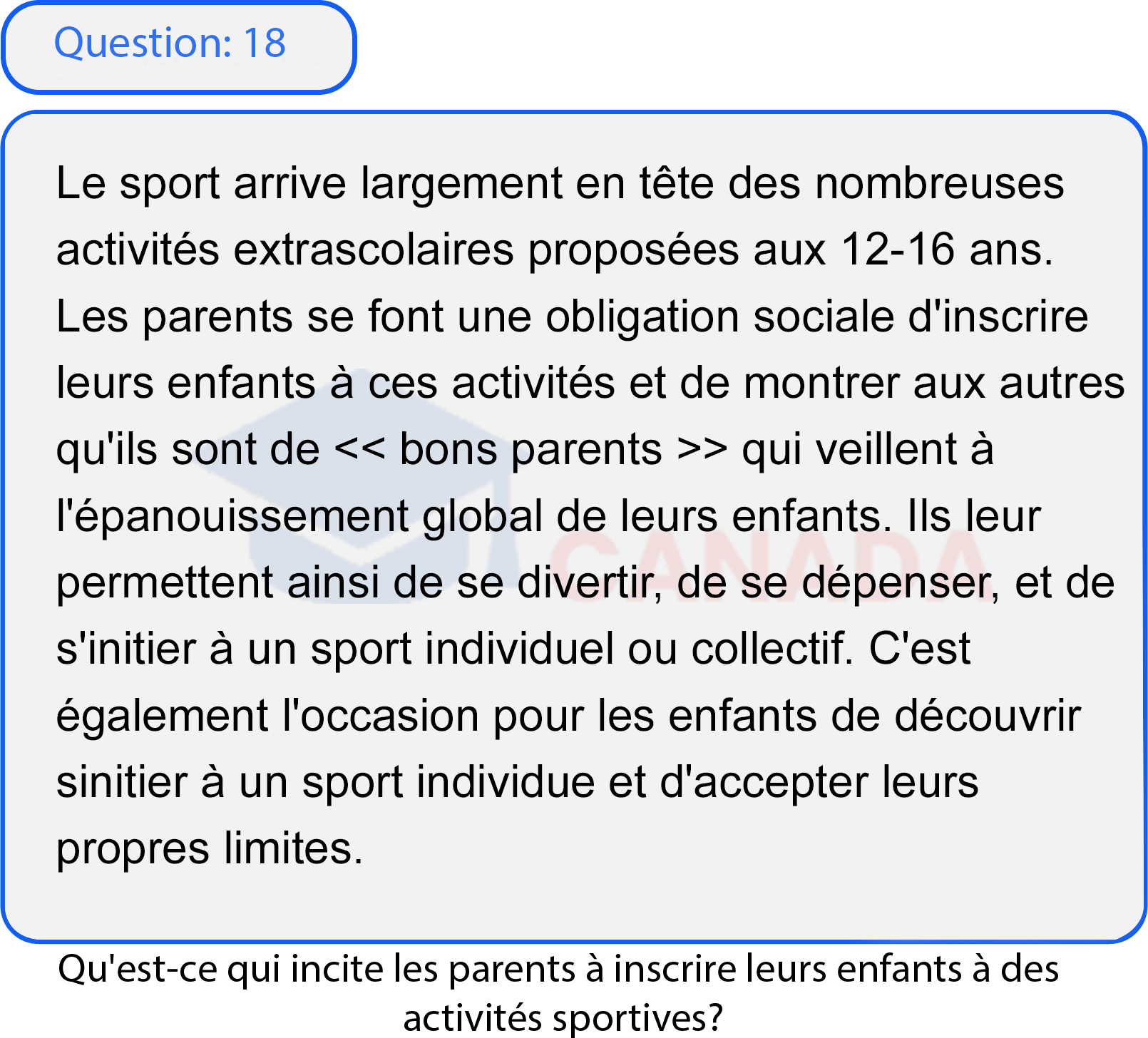 Question 18