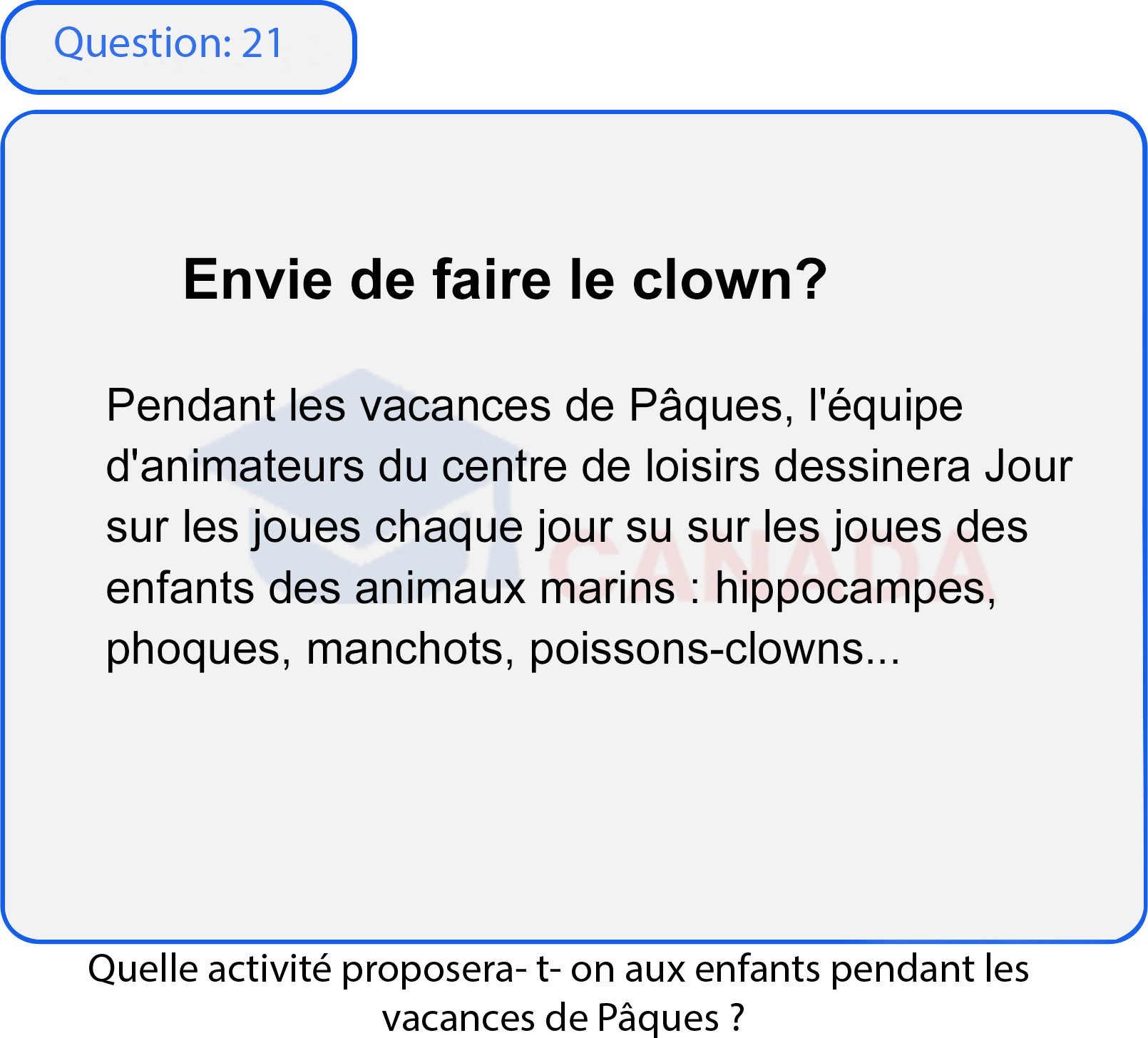 Question 21