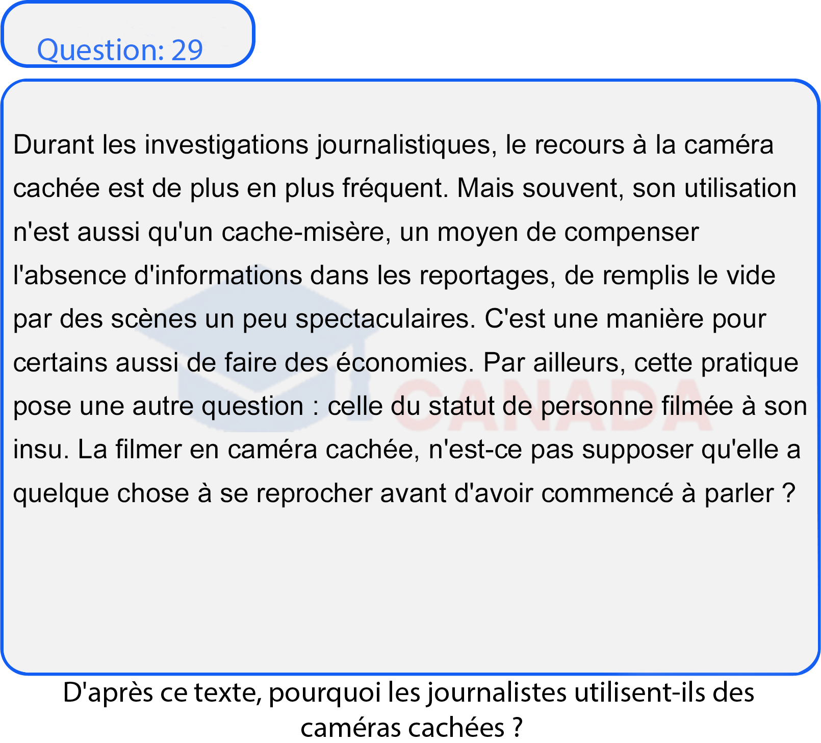 Question 29