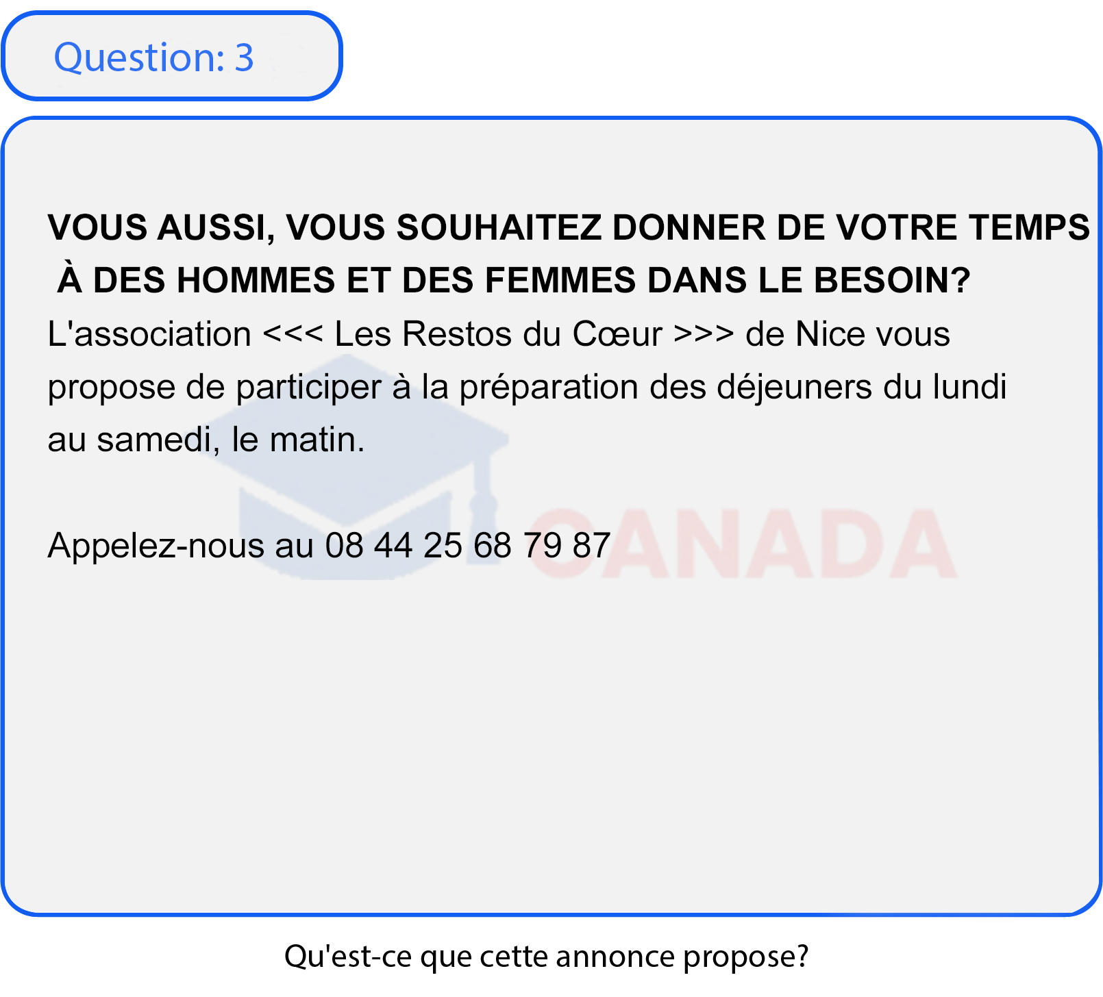 Question 3