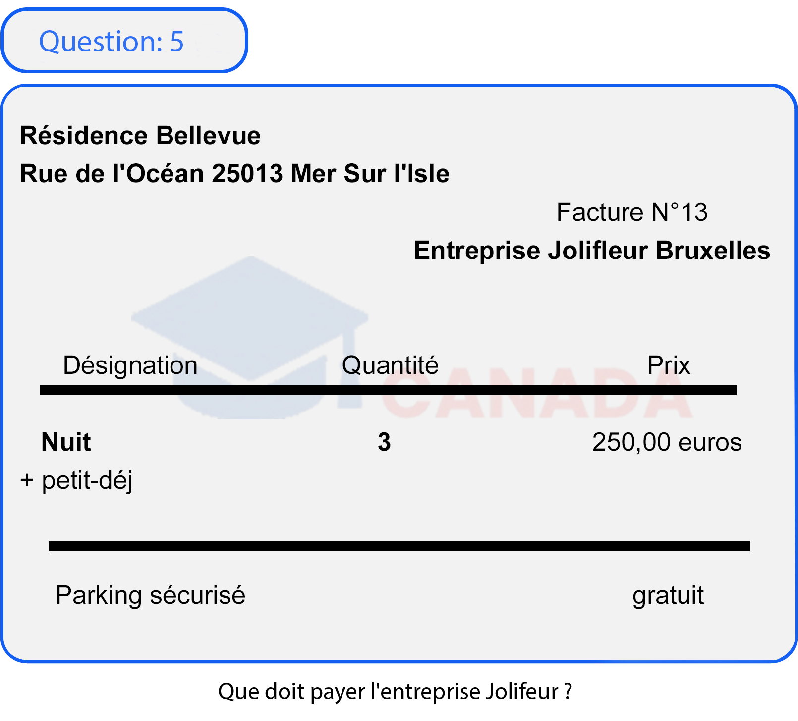 Question 5