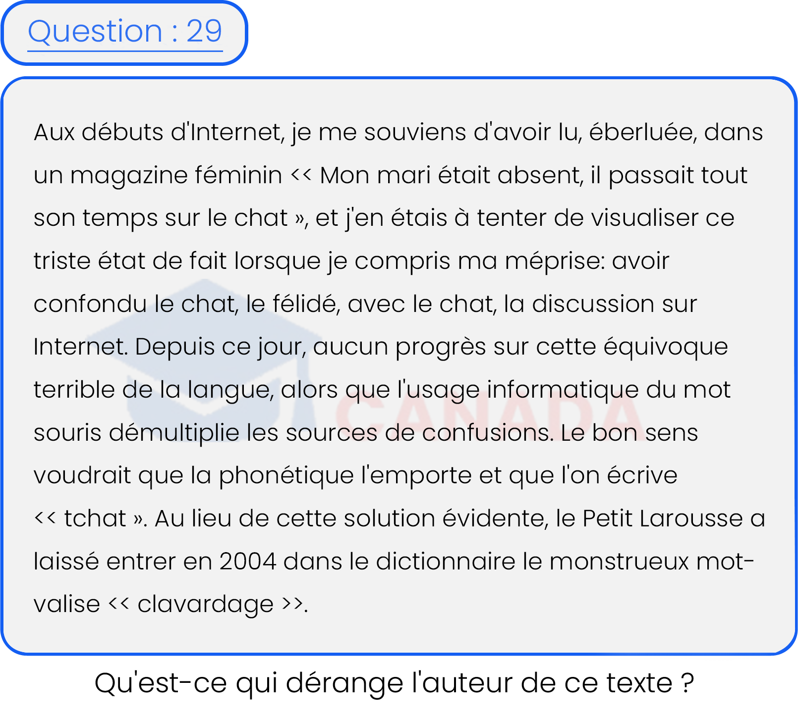 Question 29