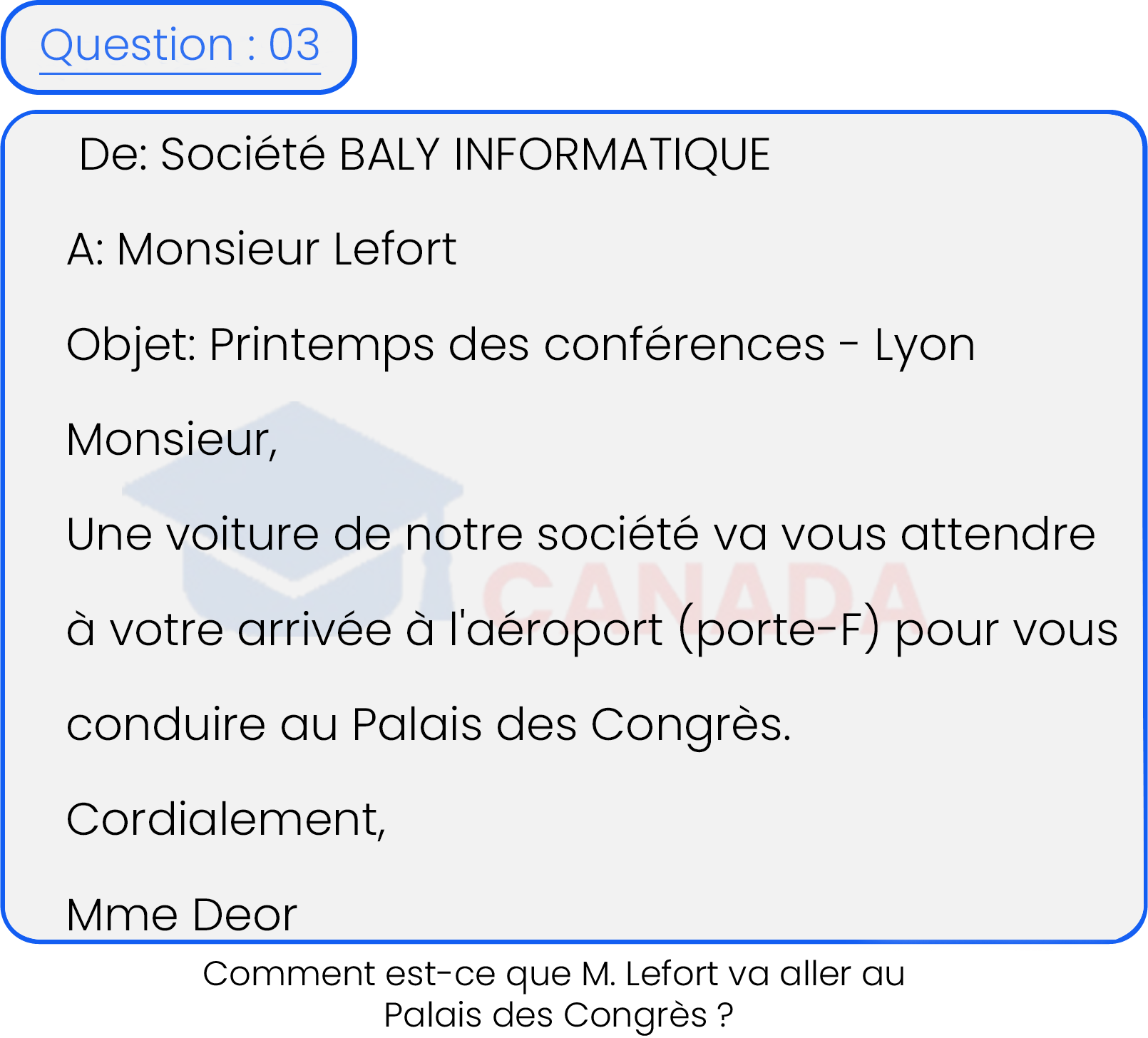 Question 3