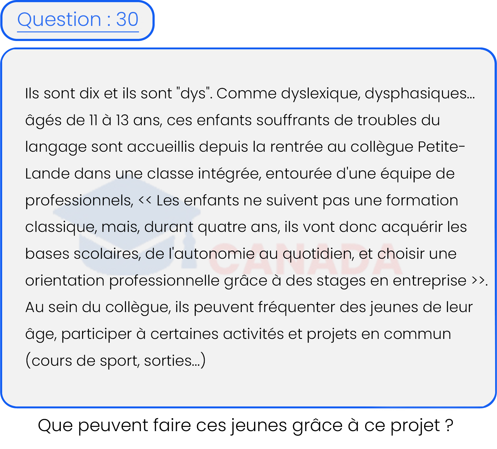 Question 30