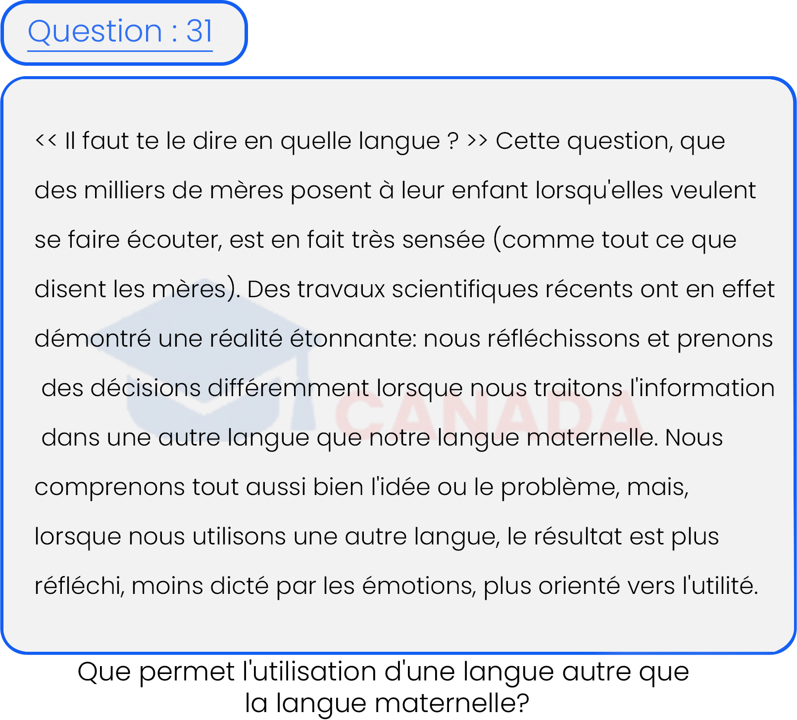 Question 31