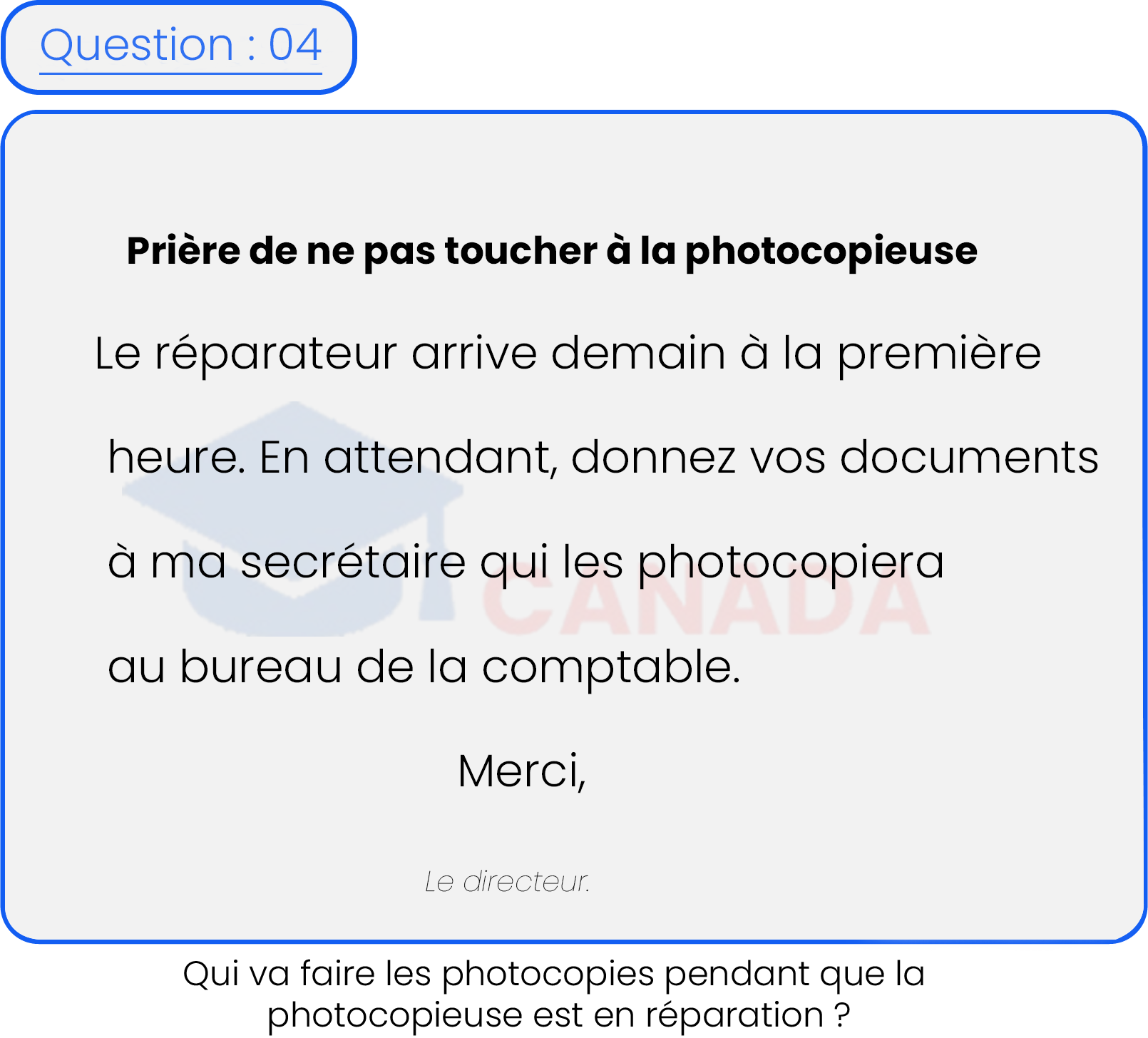 Question 4