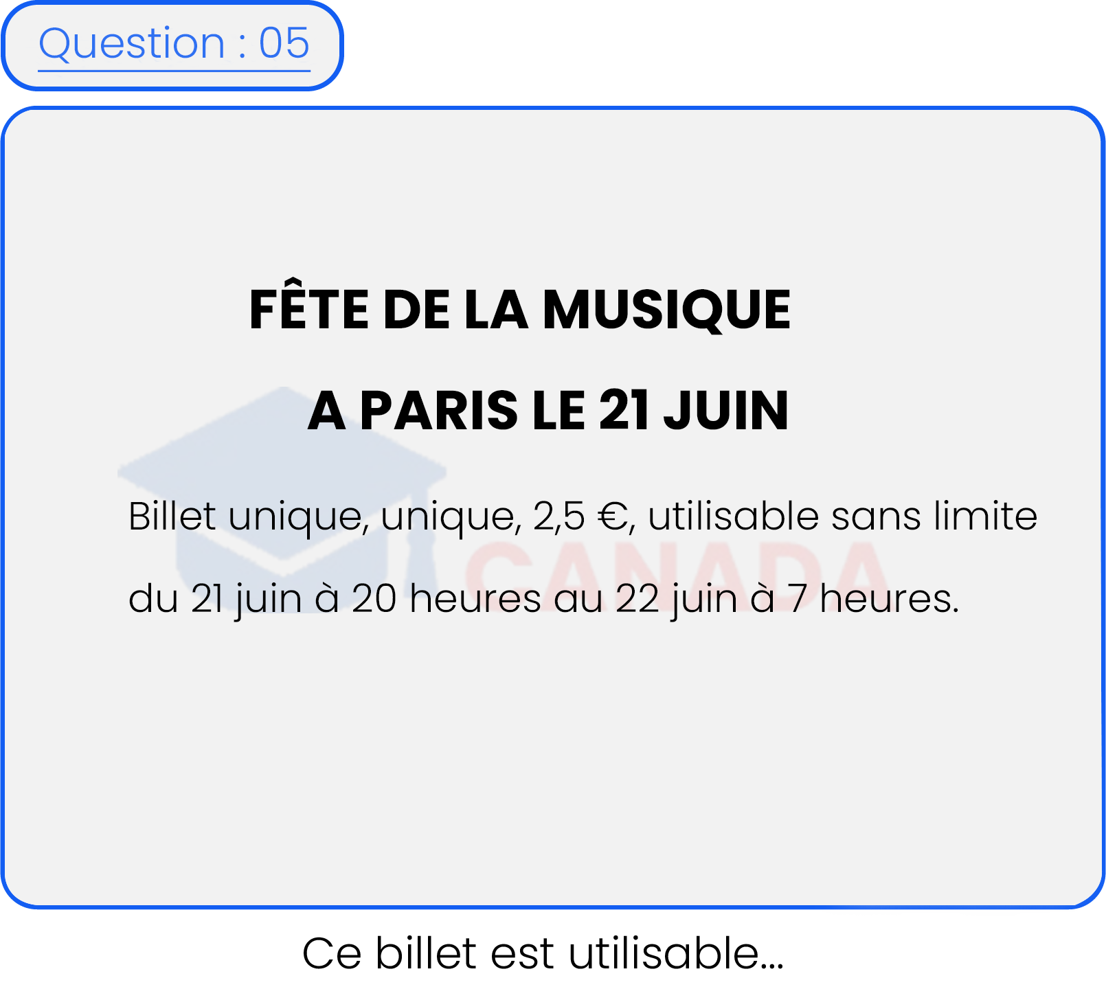 Question 5