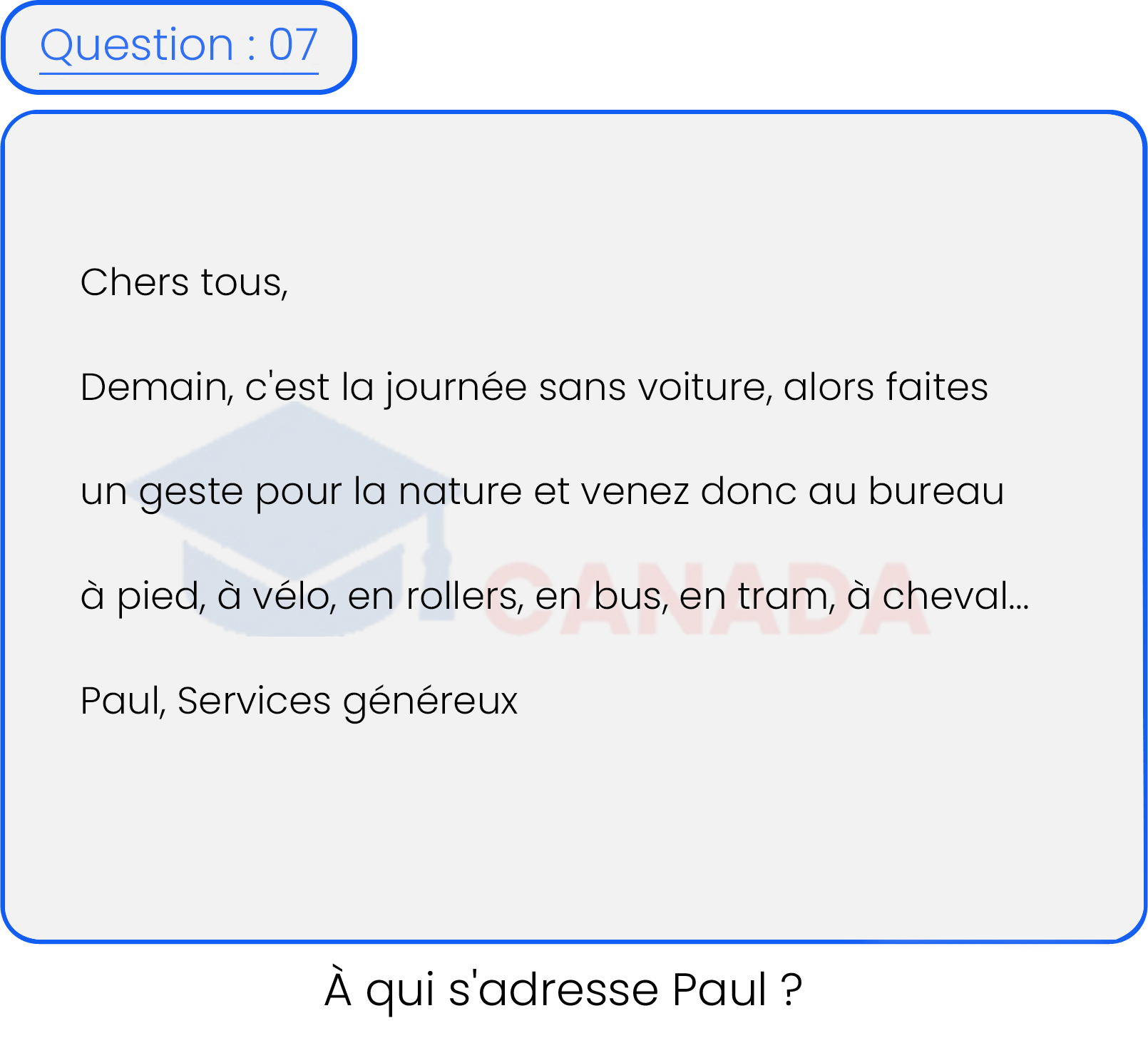 Question 7