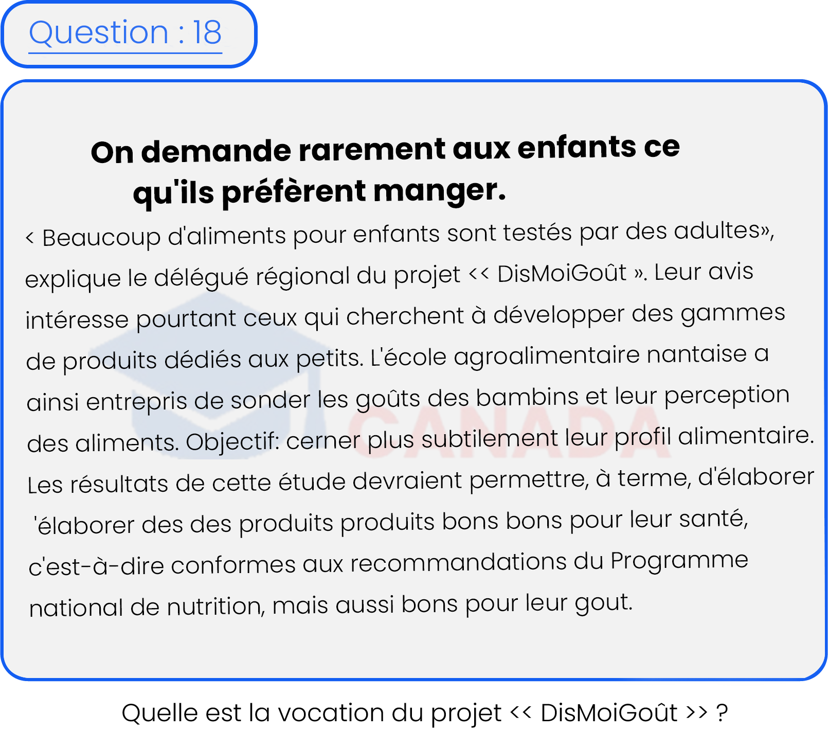 Question 18