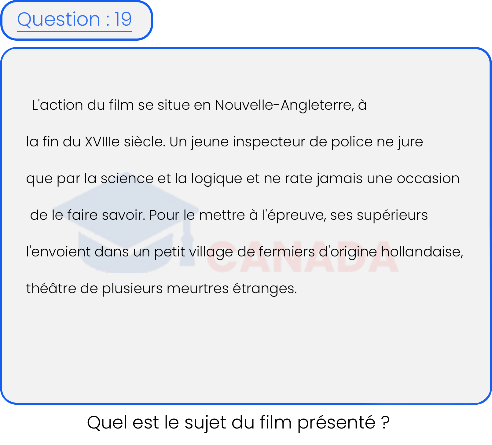 Question 19