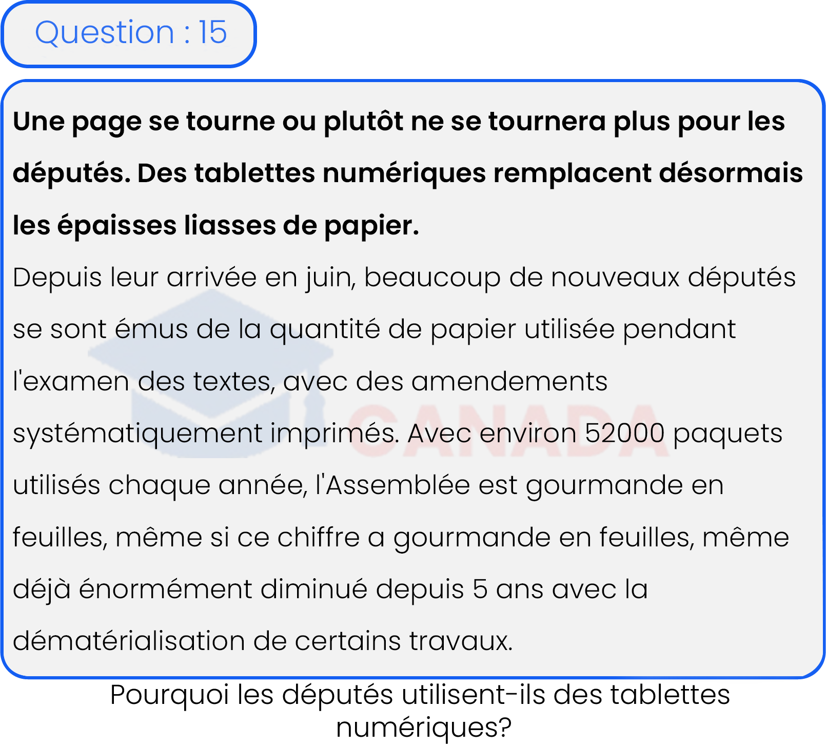 Question 15