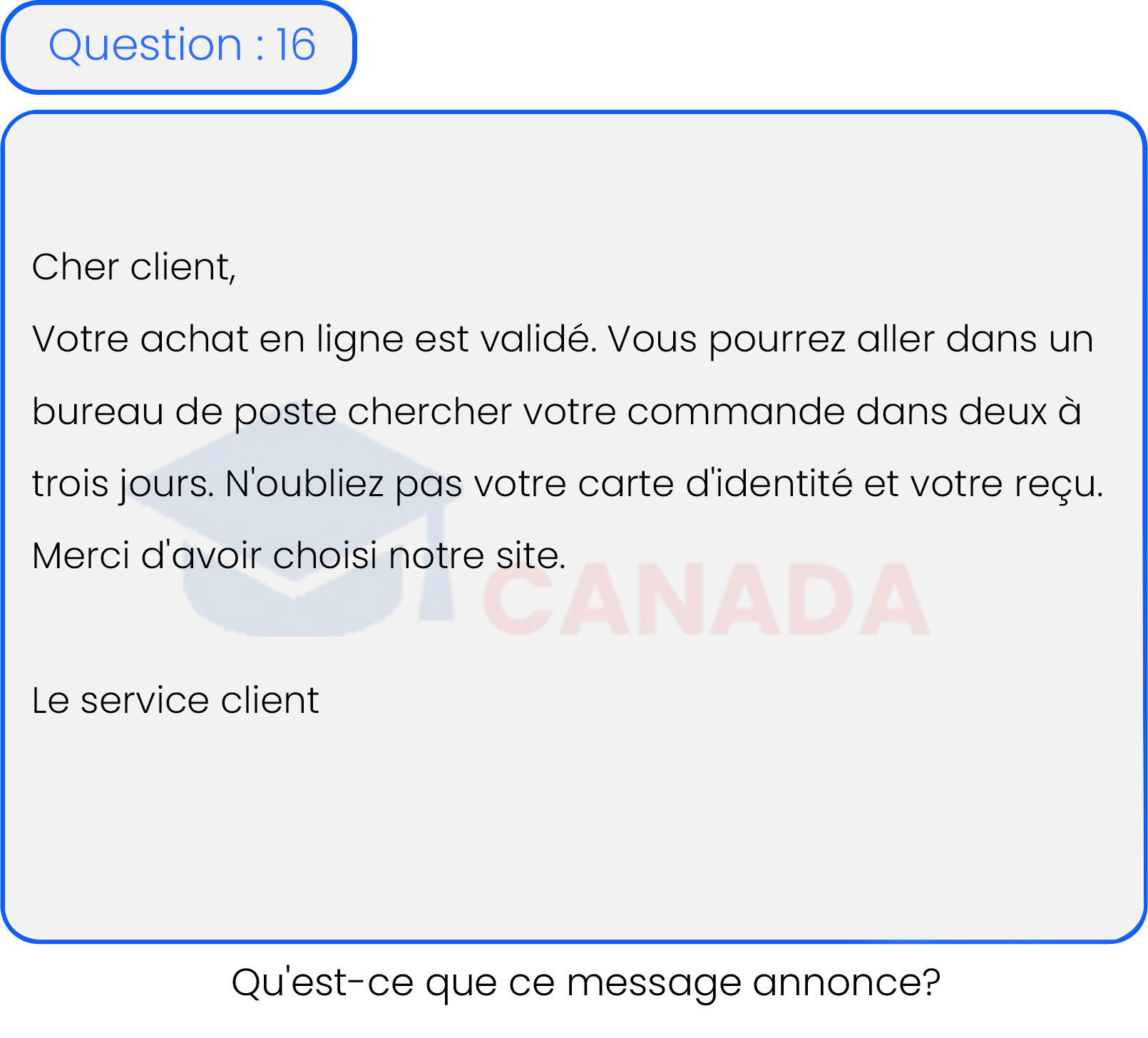 Question 16