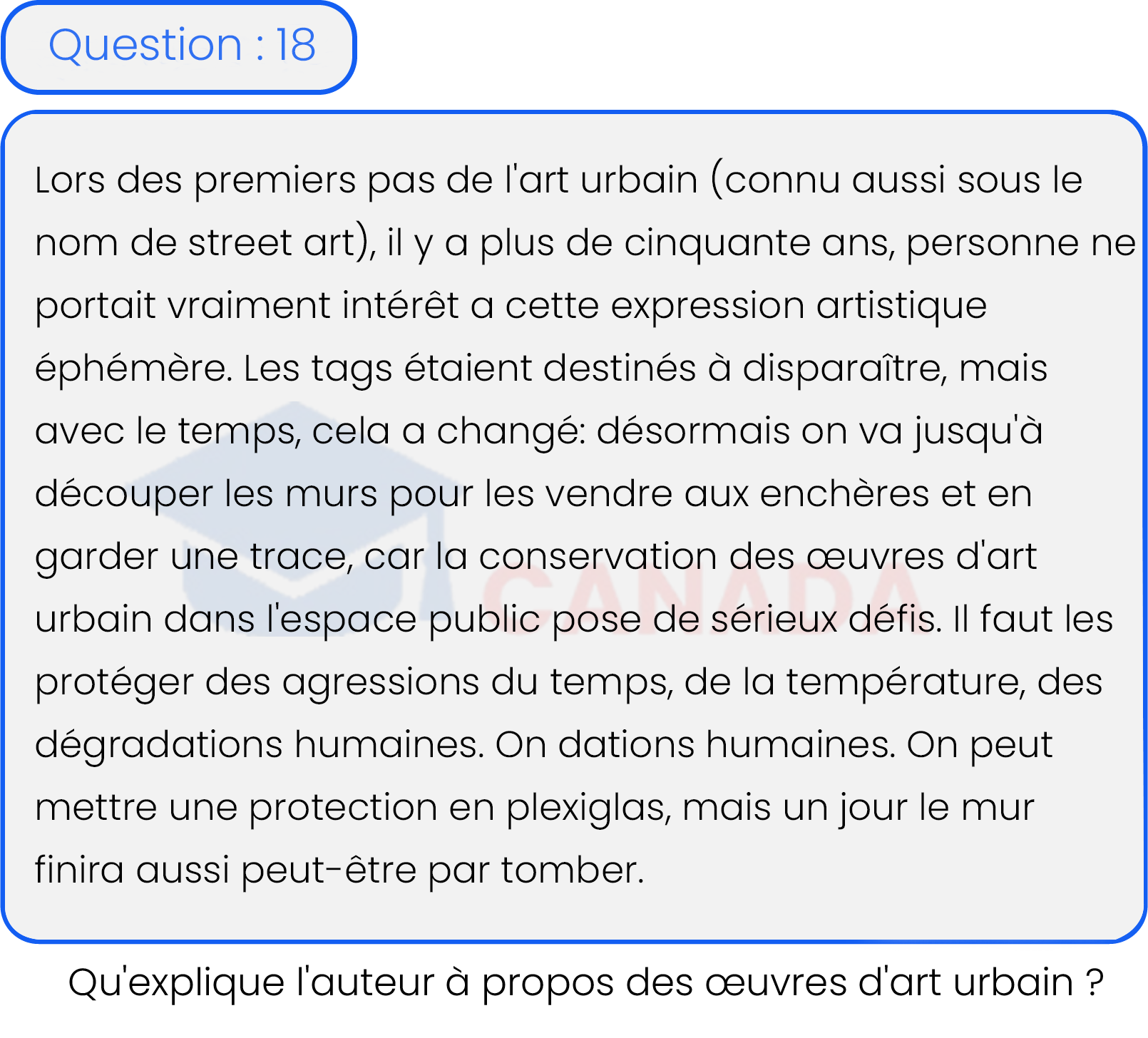 Question 18