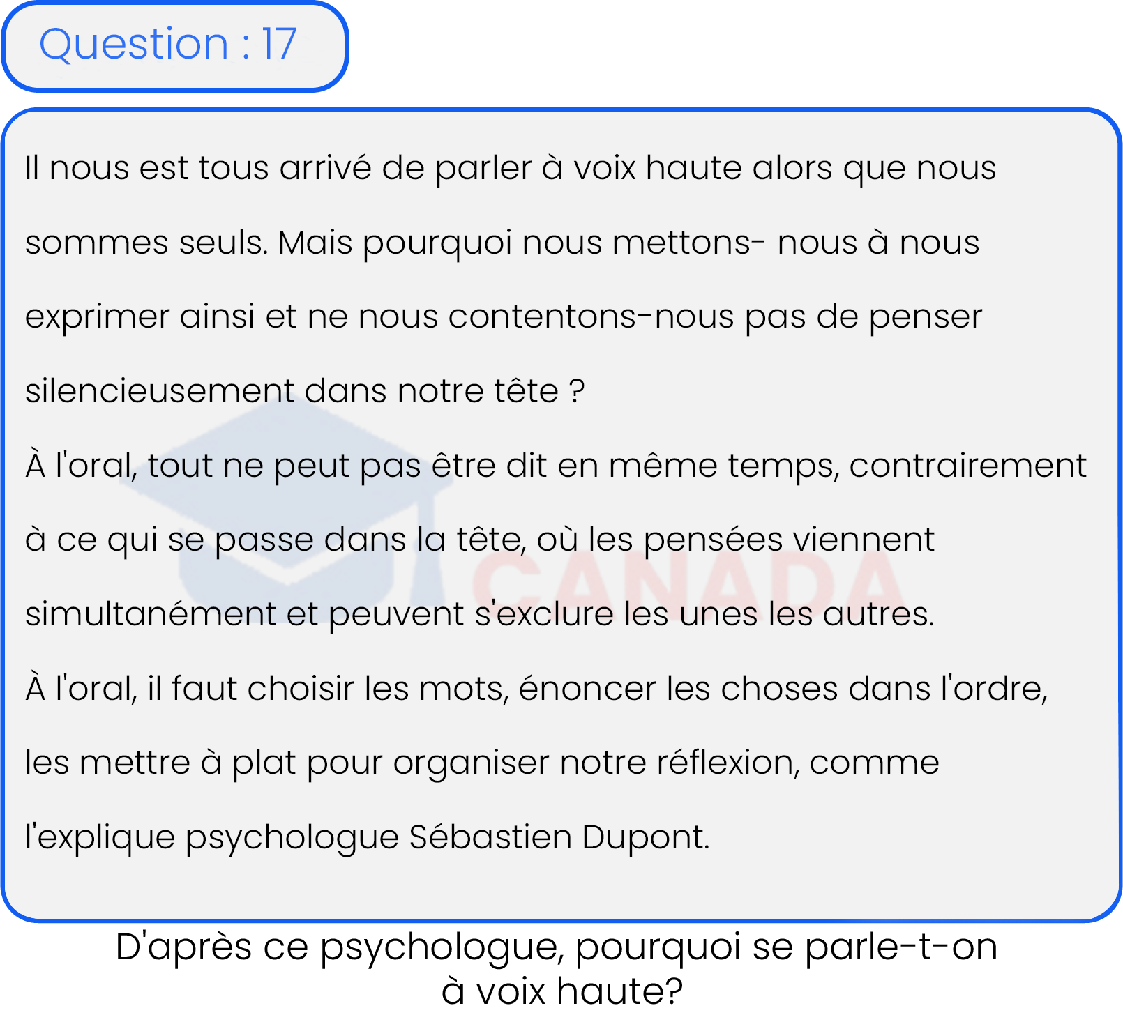 Question 17