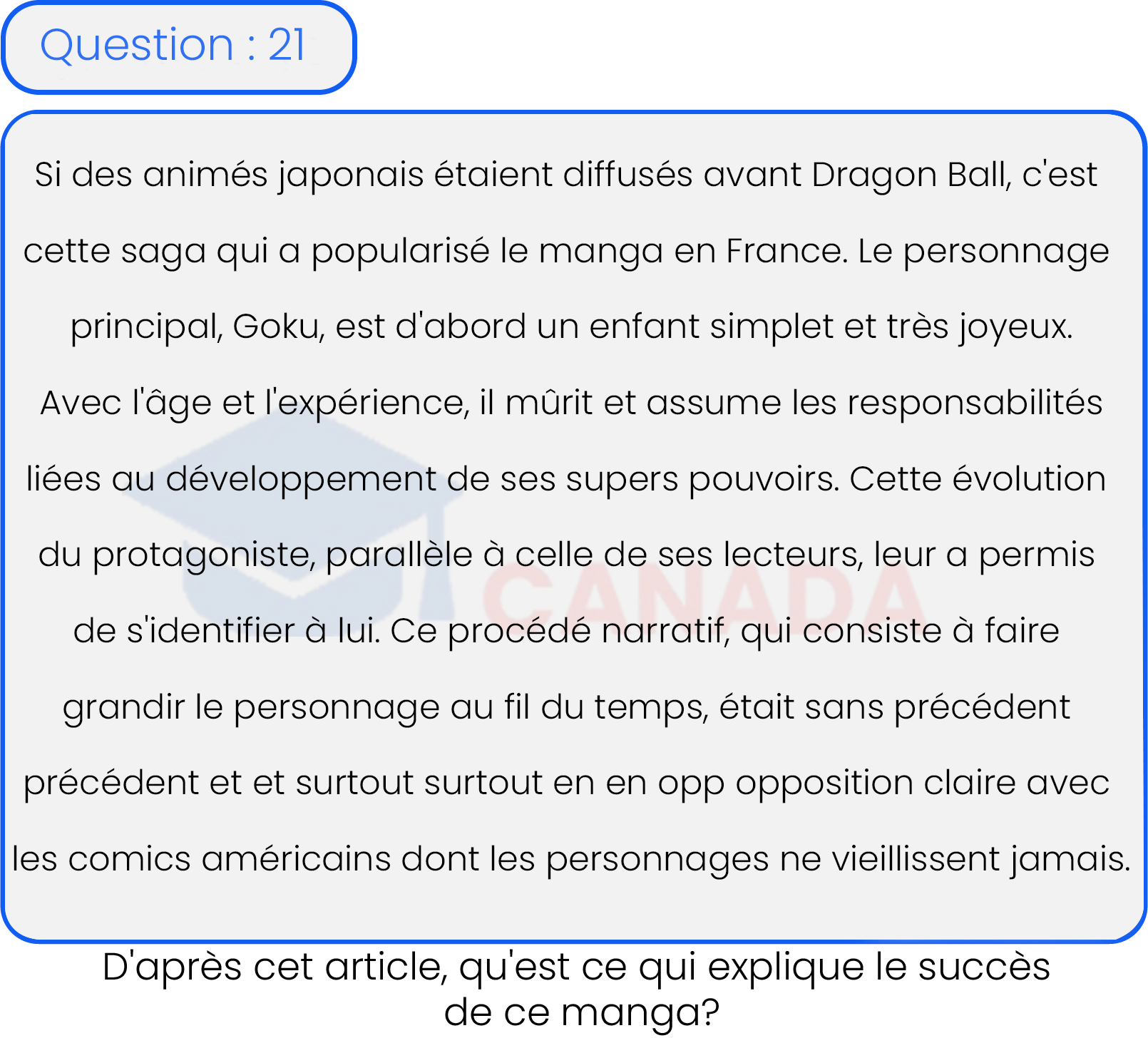 Question 21