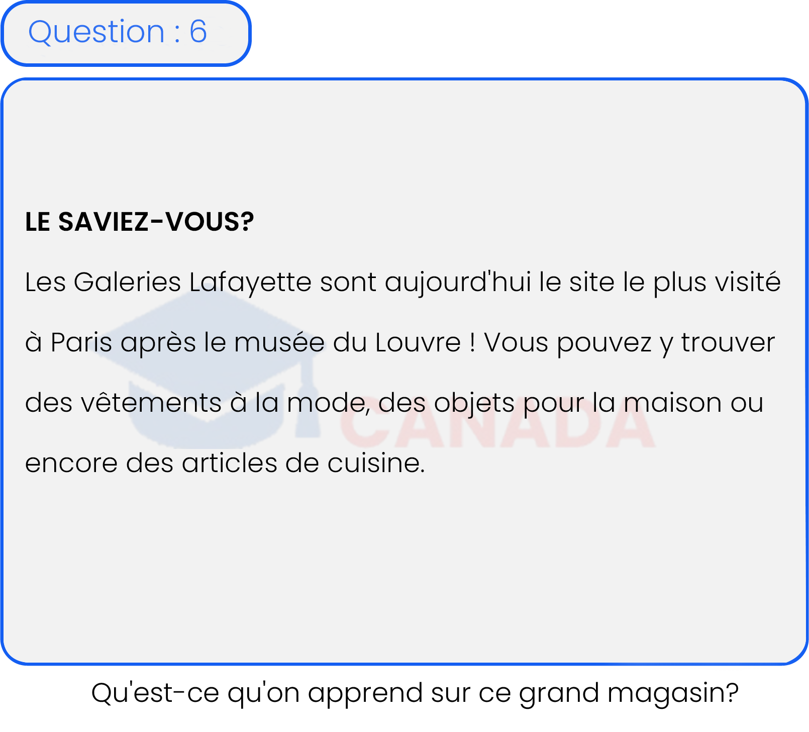 Question 6