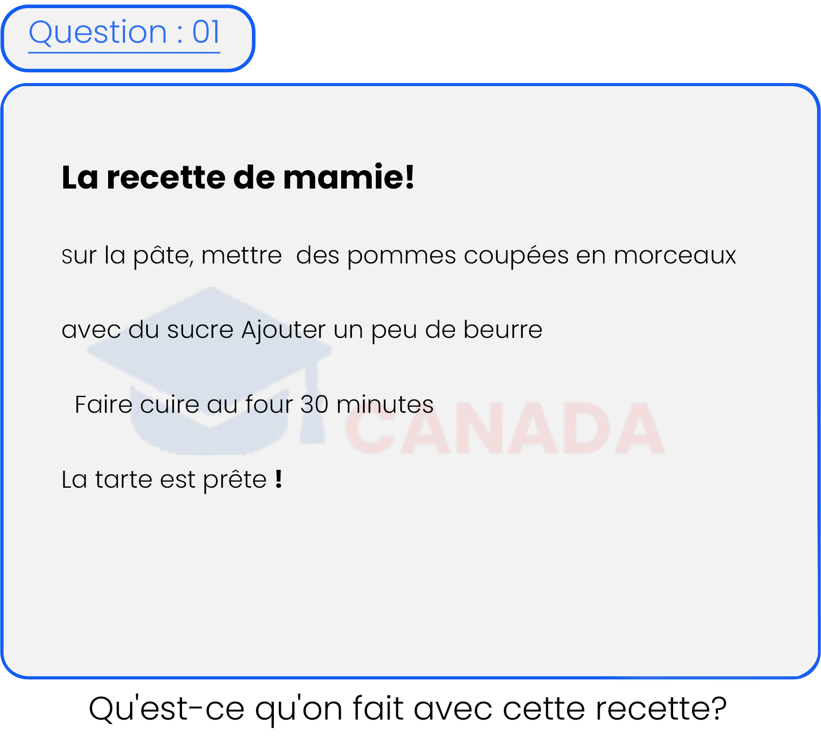 Question 1