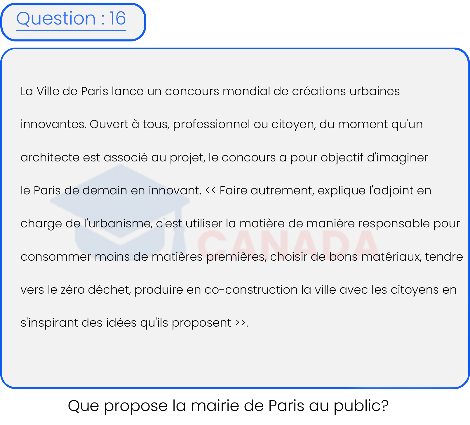 Question 16