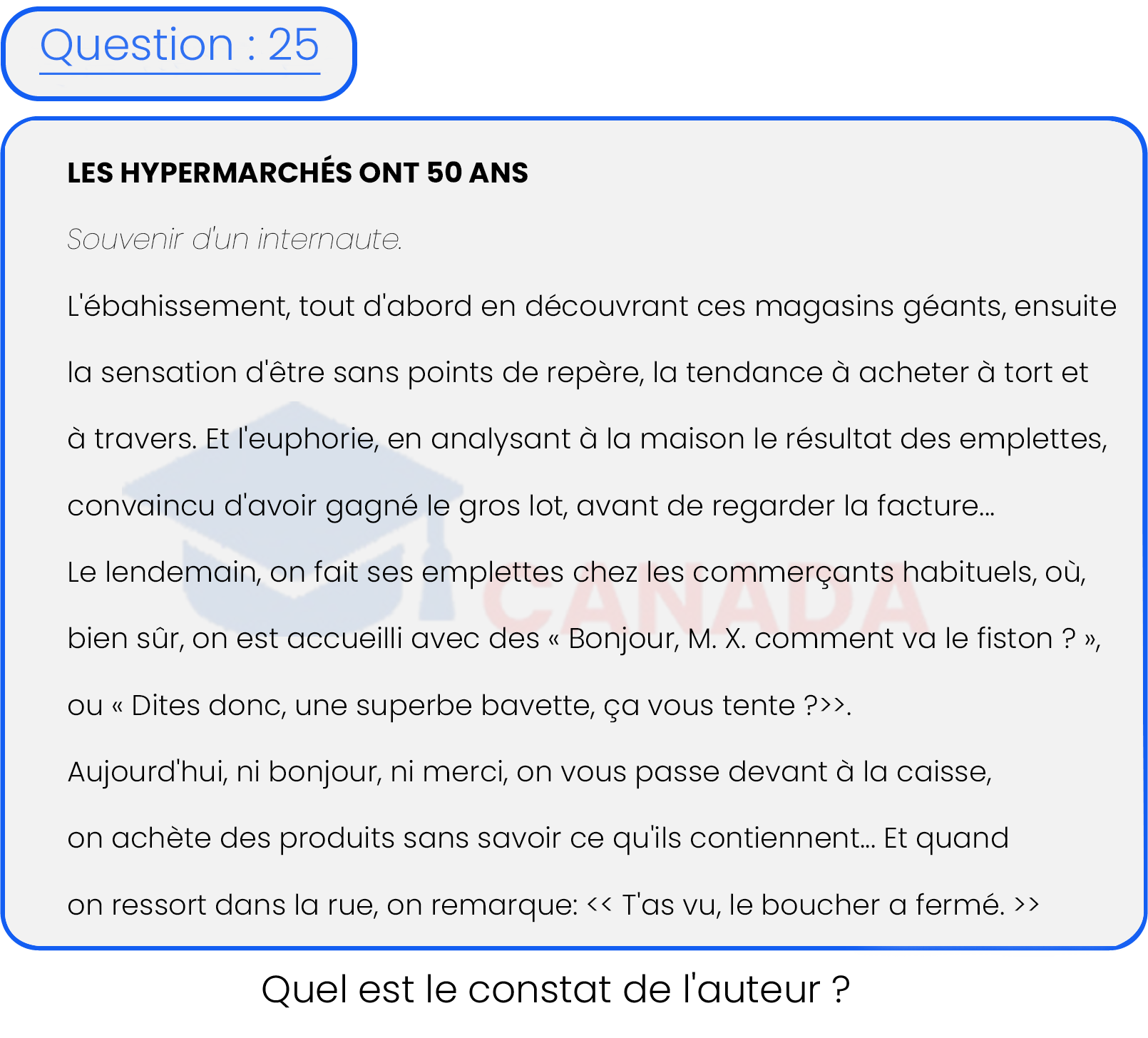 Question 25