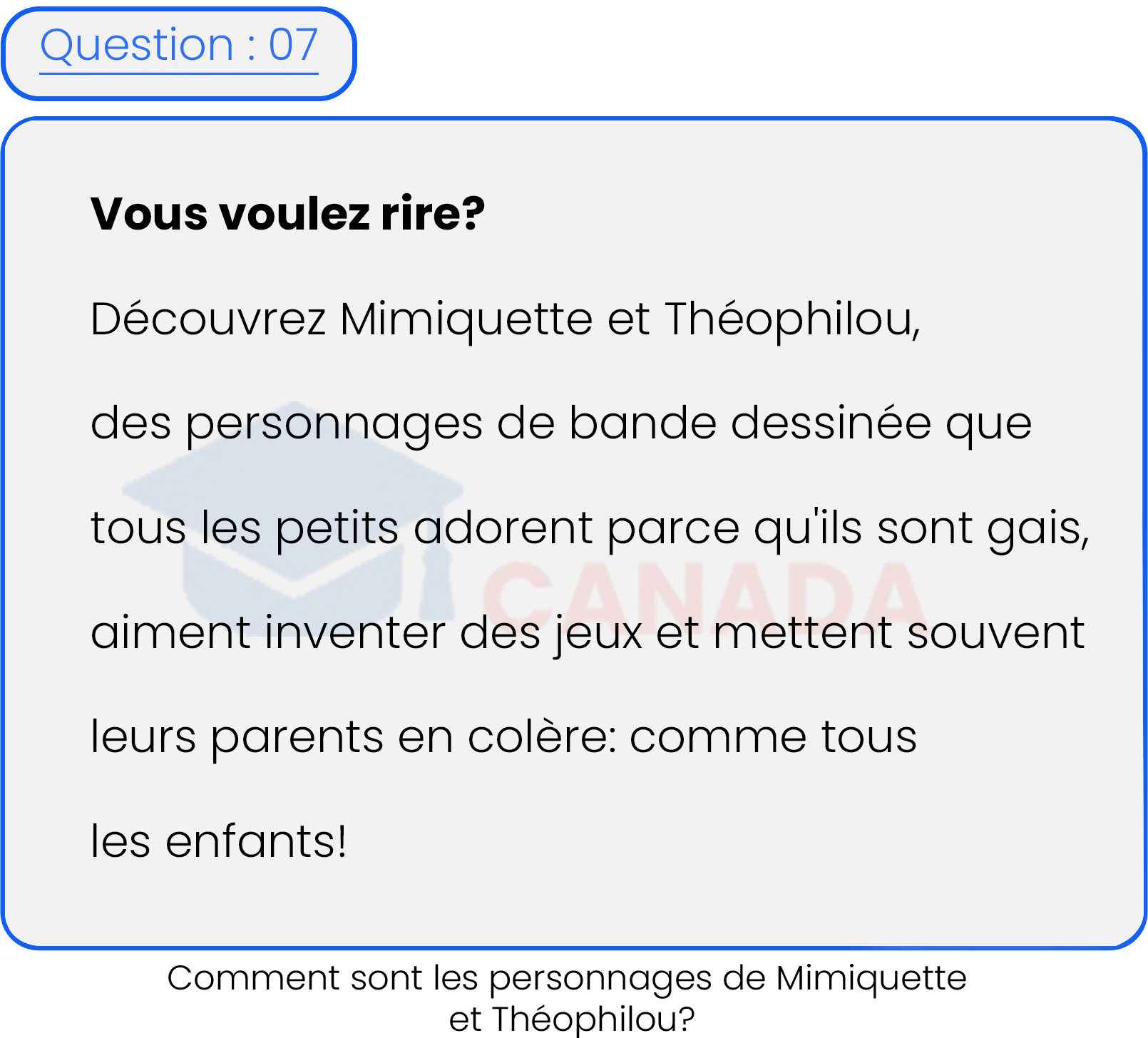 Question 7