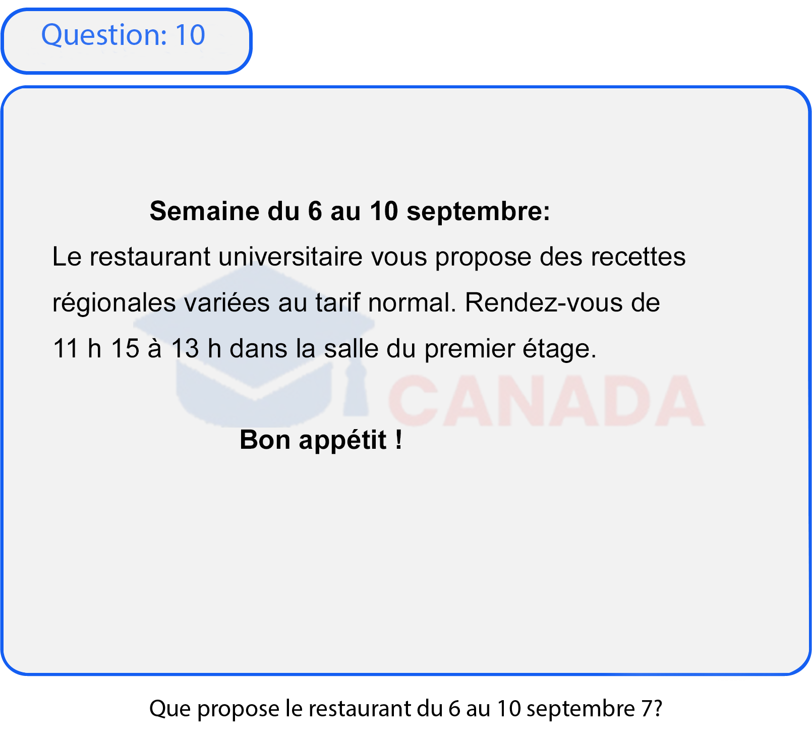 Question 10