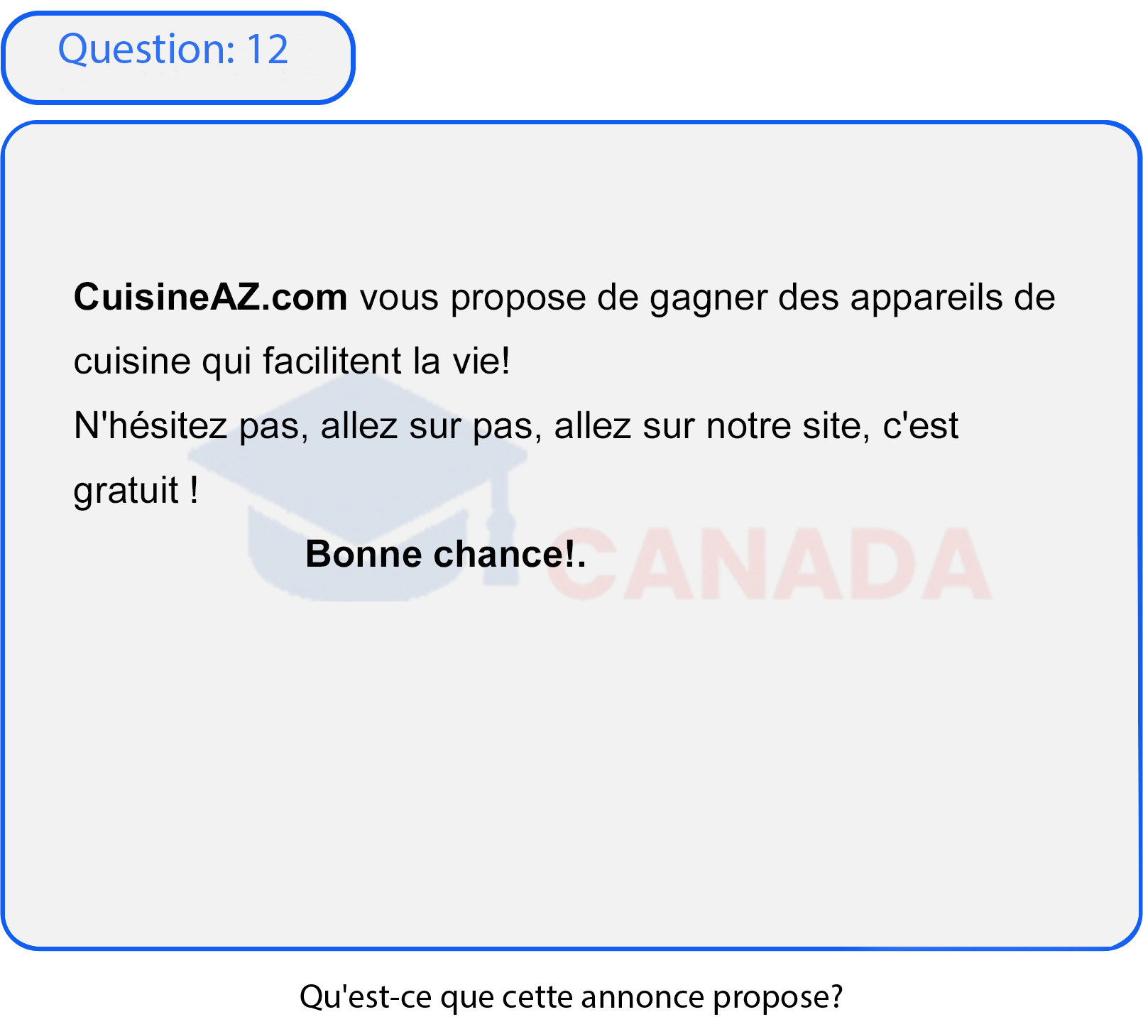 Question 12