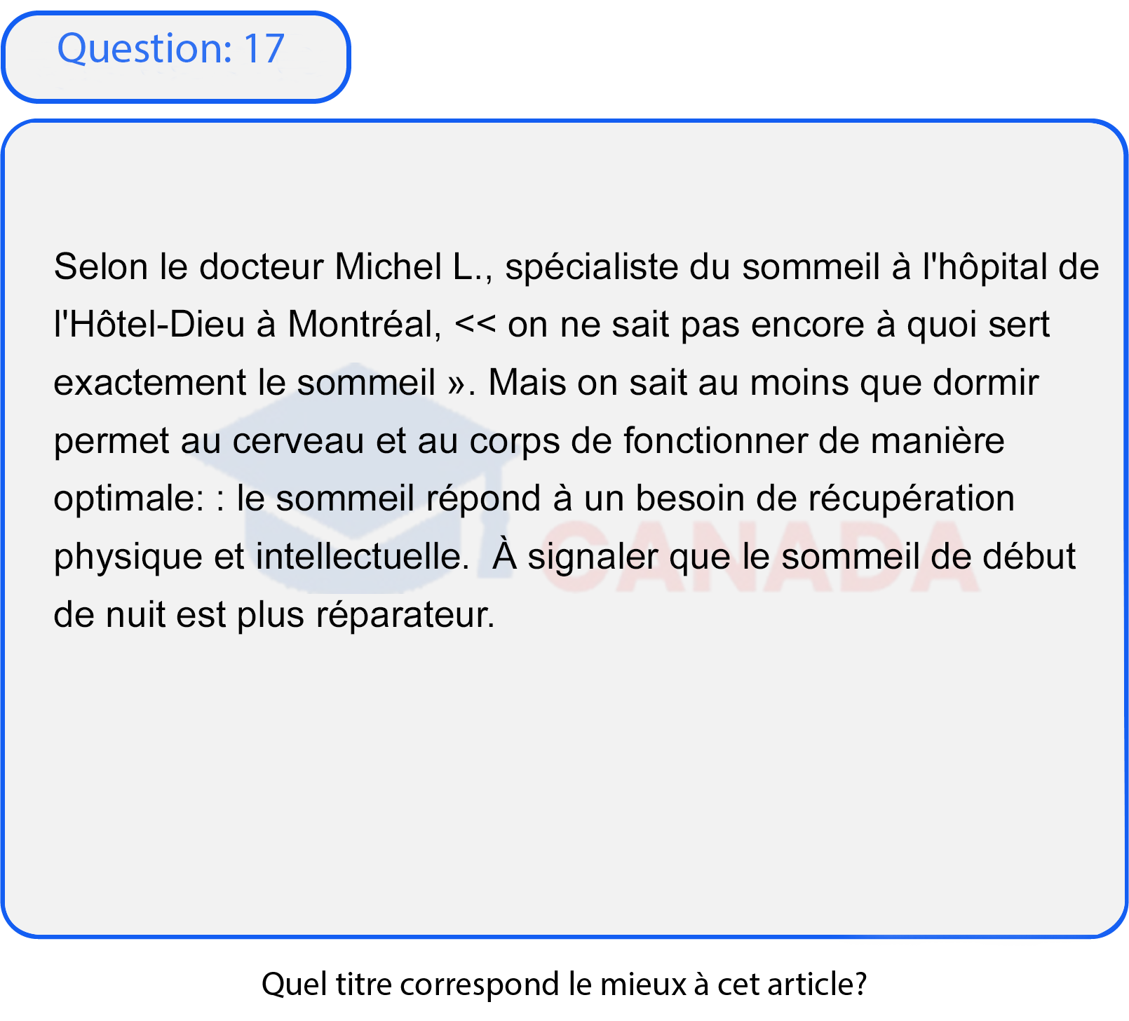 Question 17